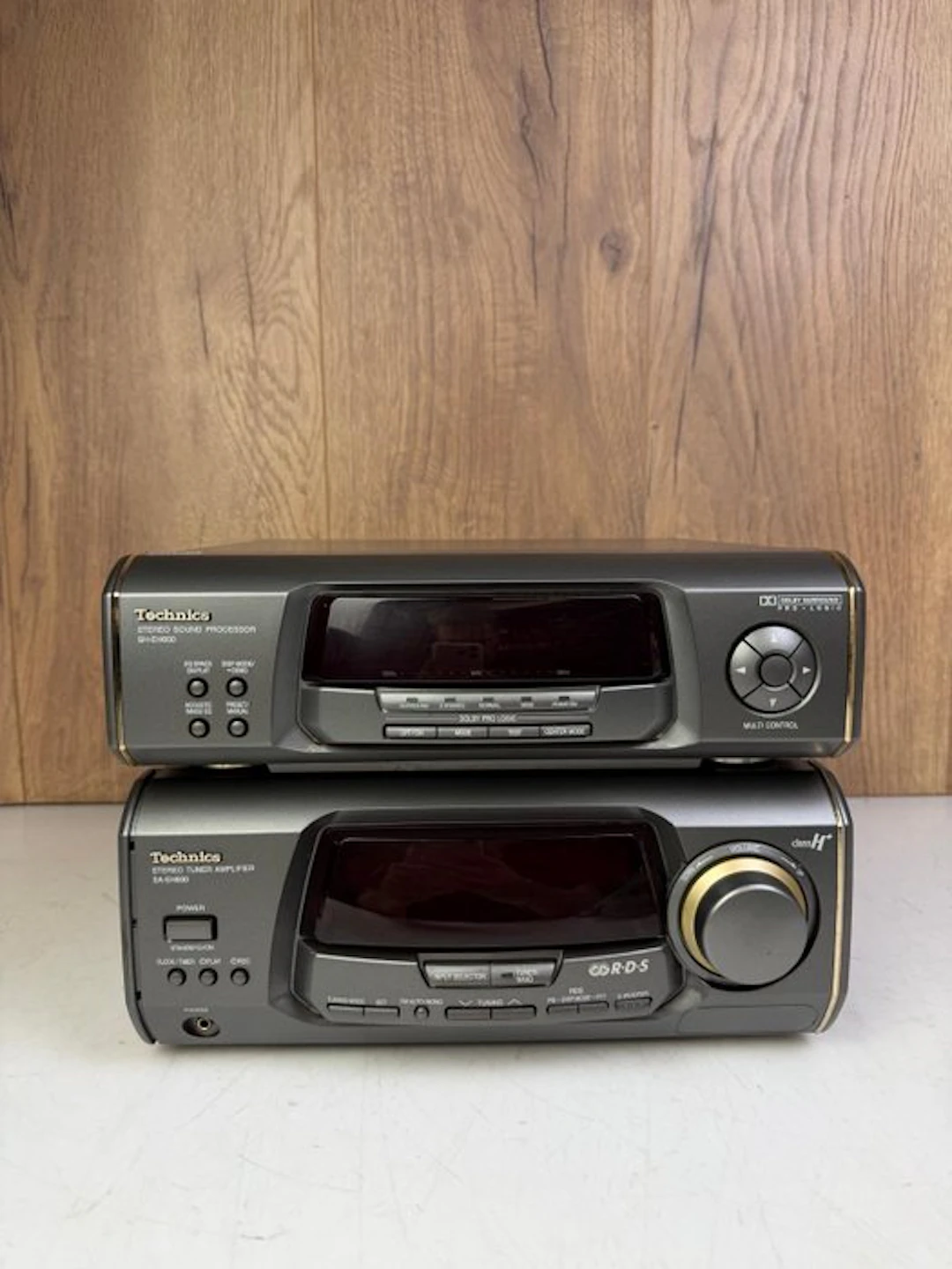 Technics - SA-EH600 Tuner Amplifier + SH-EH600 Sound Processor Stereo set
