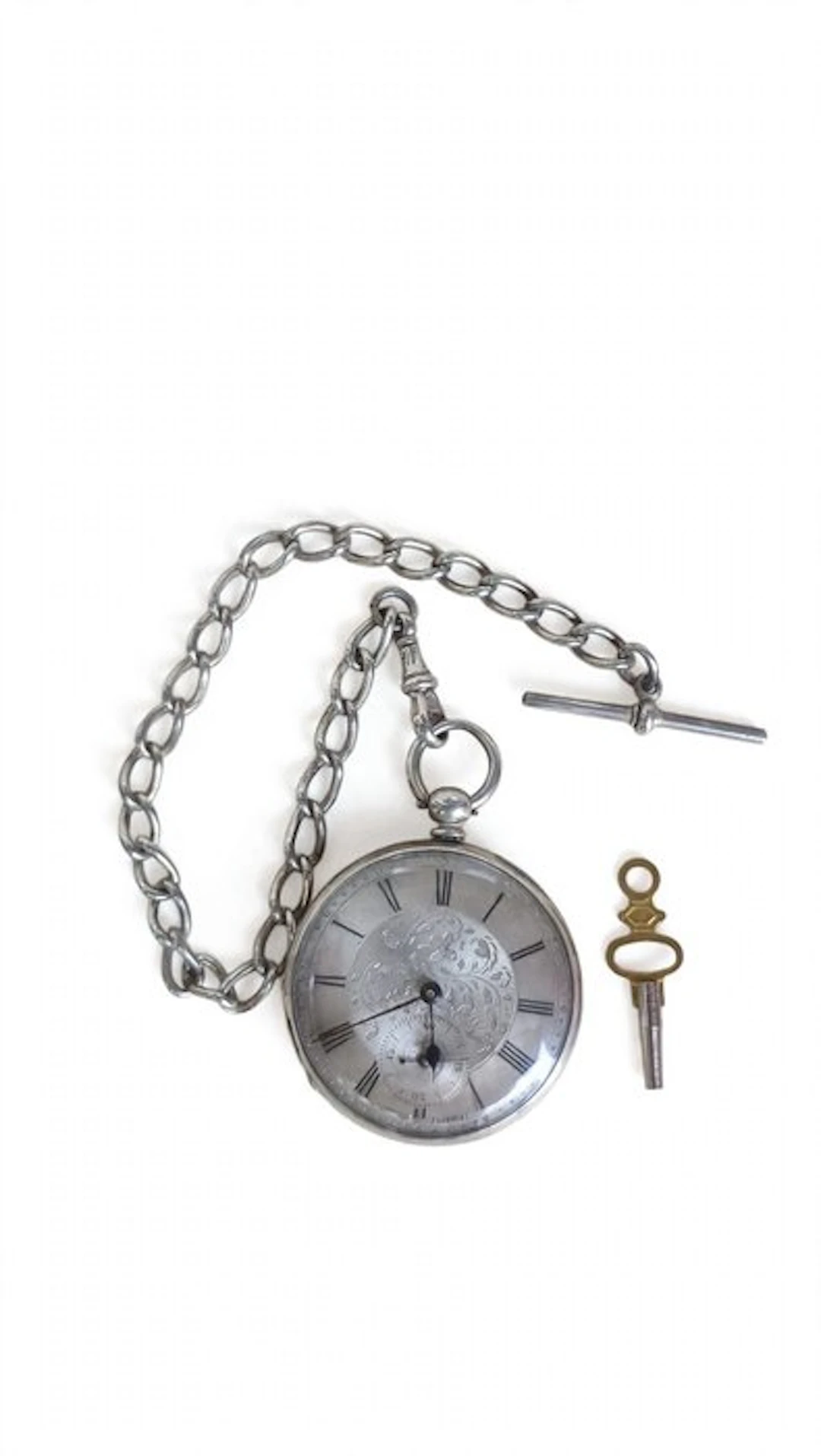 Piquerez Genève argento - Orologio da Tasca stile savonnette - 1850-1900