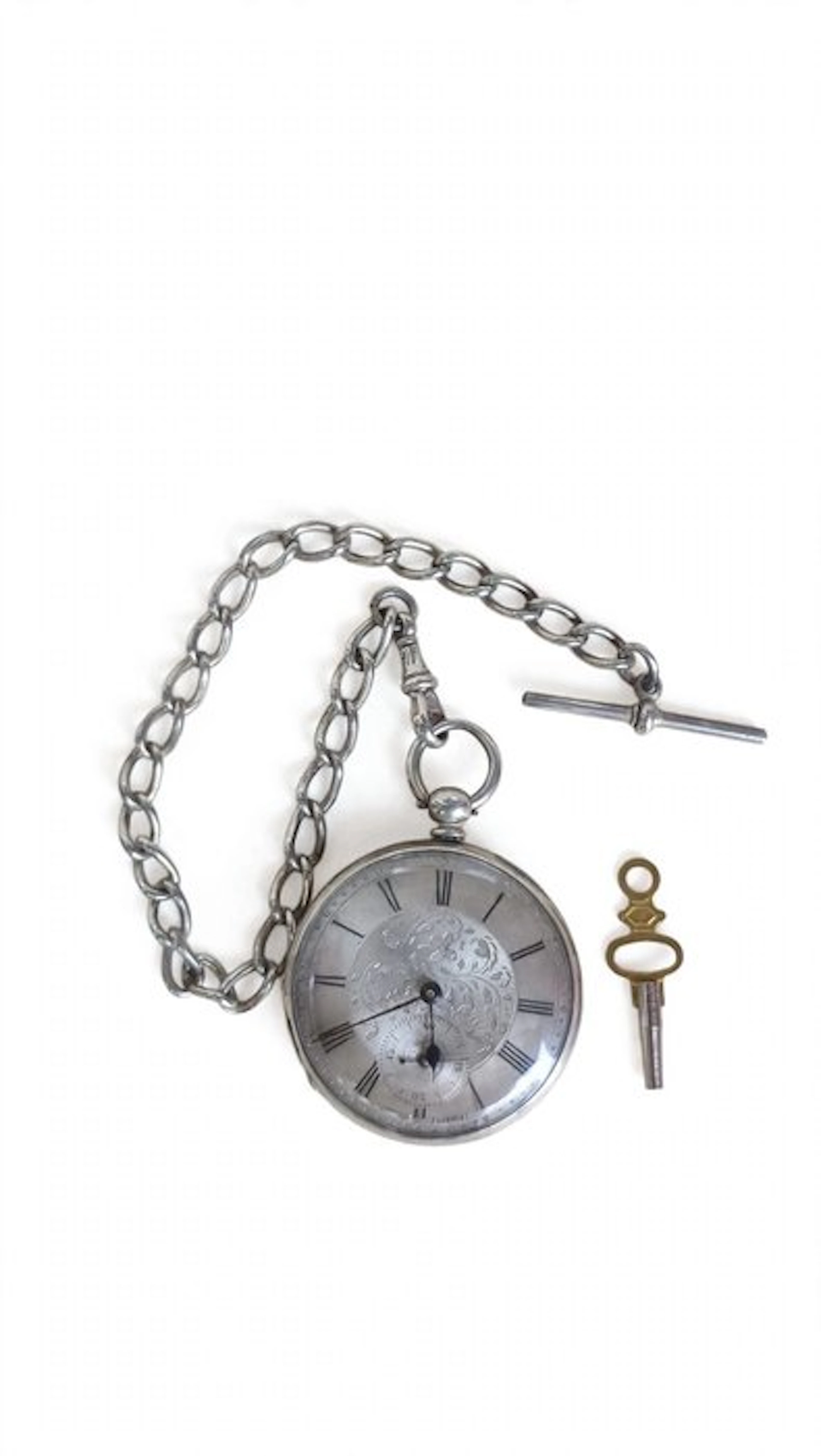 Piquerez Genève argento - Orologio da Tasca stile savonnette - 1850-1900