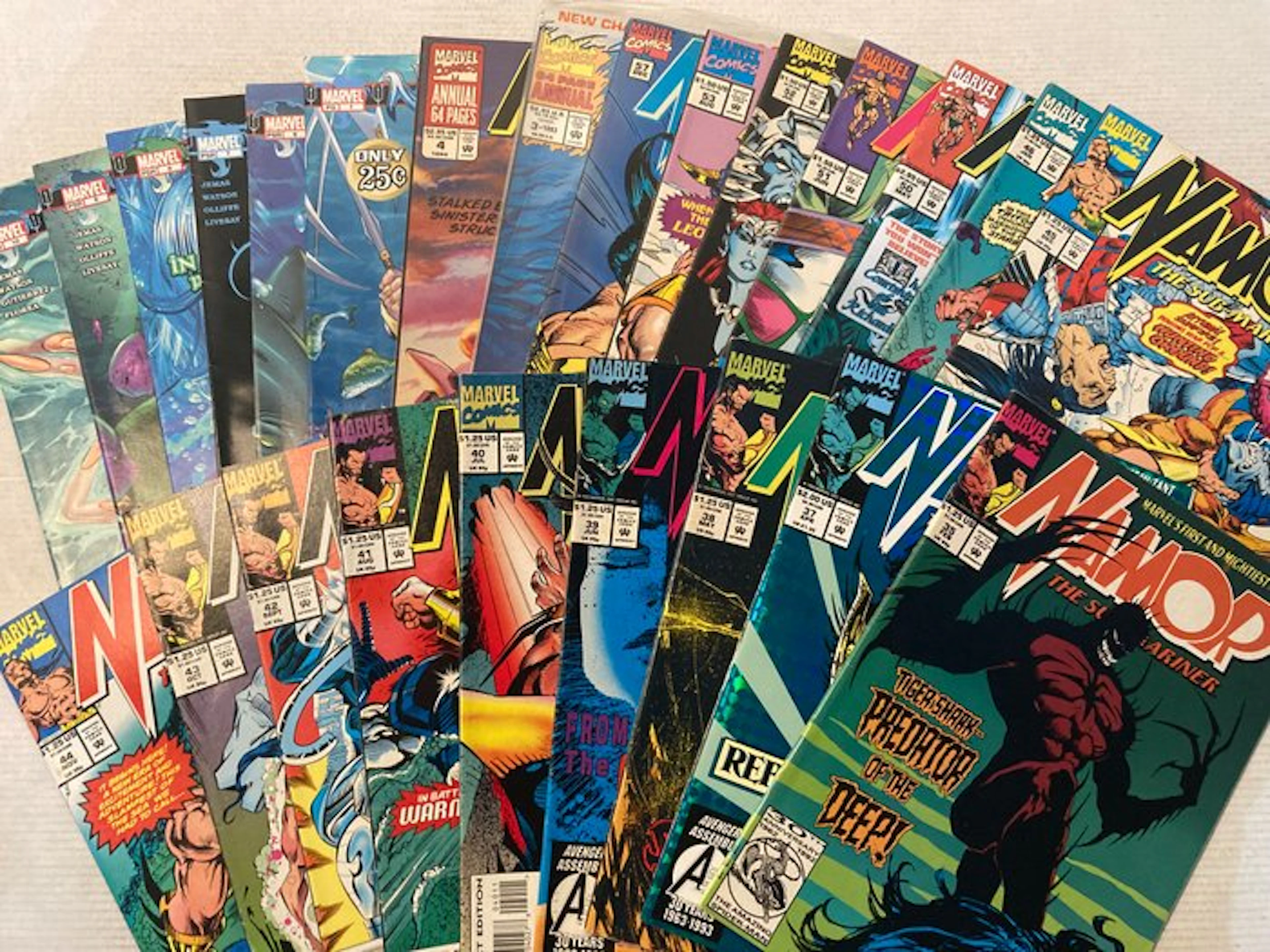 Namor the Sub-Mariner (1990) 24 comics in range # 35 to...