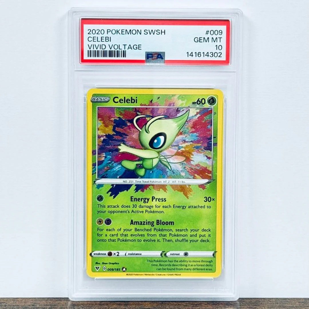 Pokémon Graded card - Celebi 009 – Pokémon - PSA 10