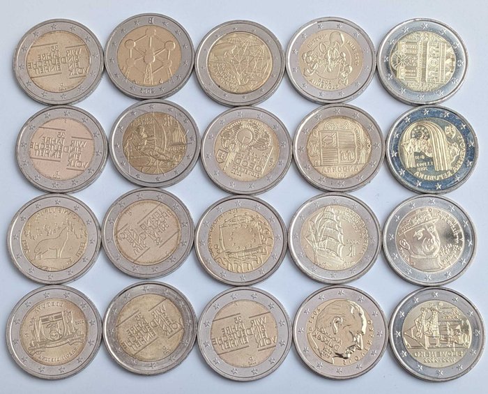 Europe. 2 Euro 2006/2025 (20 coins) (No reserve price)