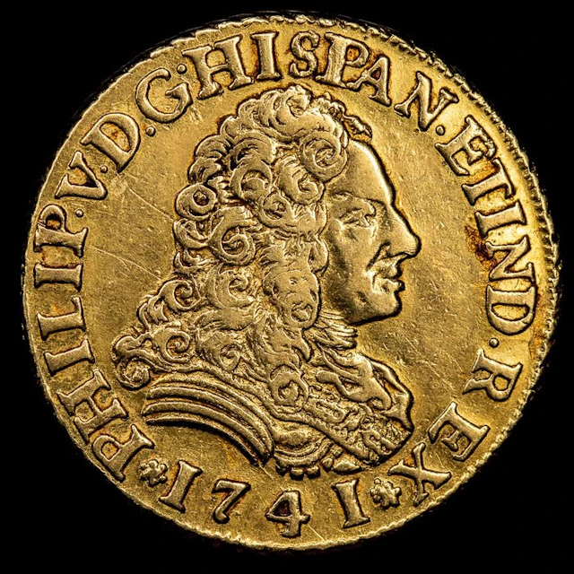 Spain. Felipe V. 2 Escudos 1741 - Sevilla PJ