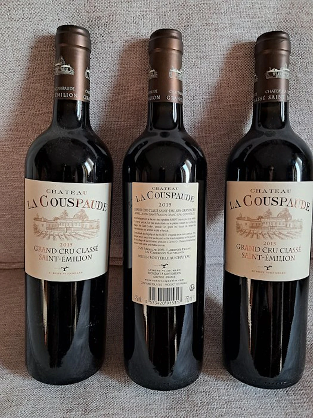 2015 Chateau La Couspaude - Saint-Émilion Grand Cru Classé - 3 Bottles (0.75L)