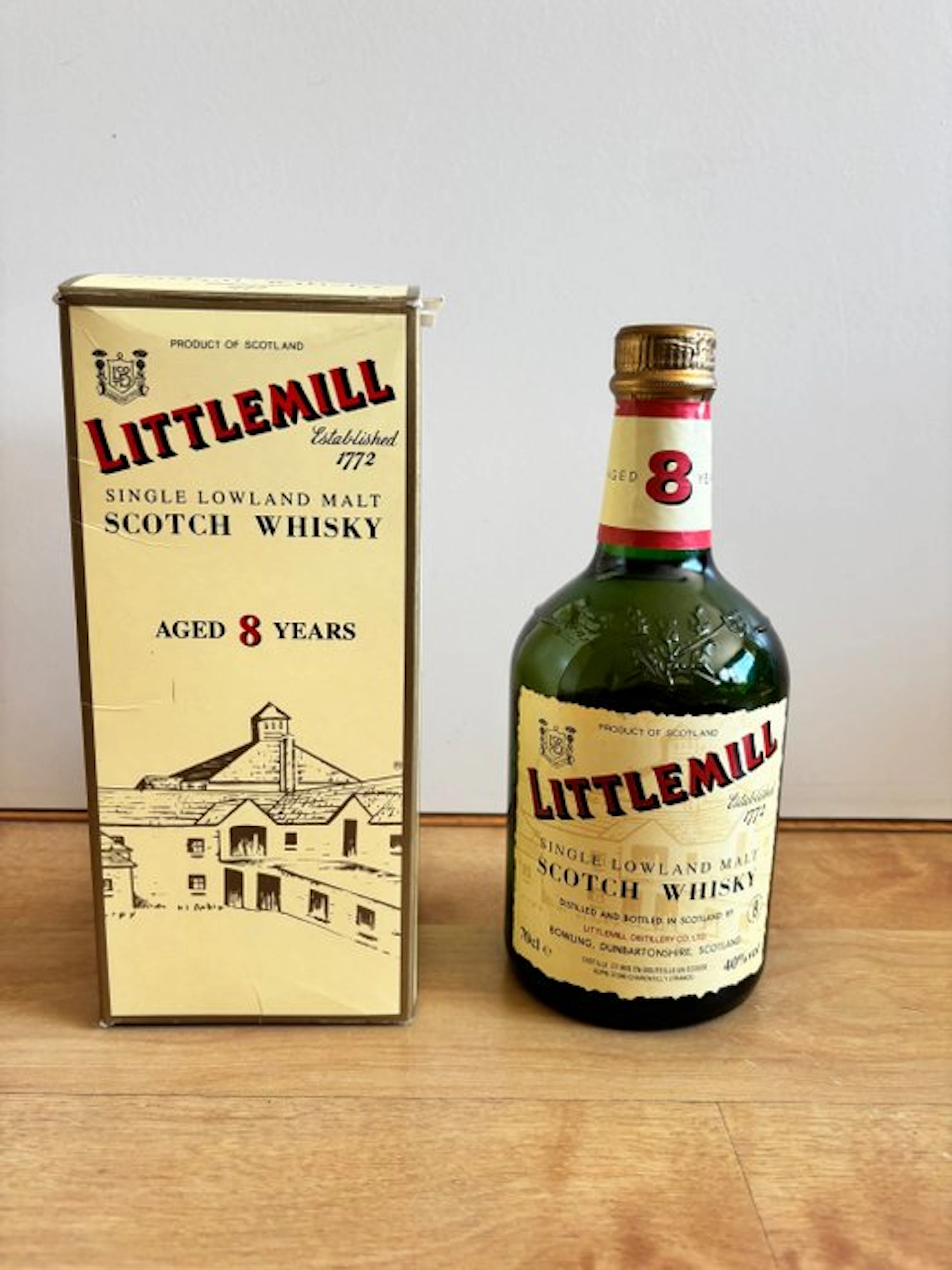 Littlemill 8 years old - b. 1990s - 70cl