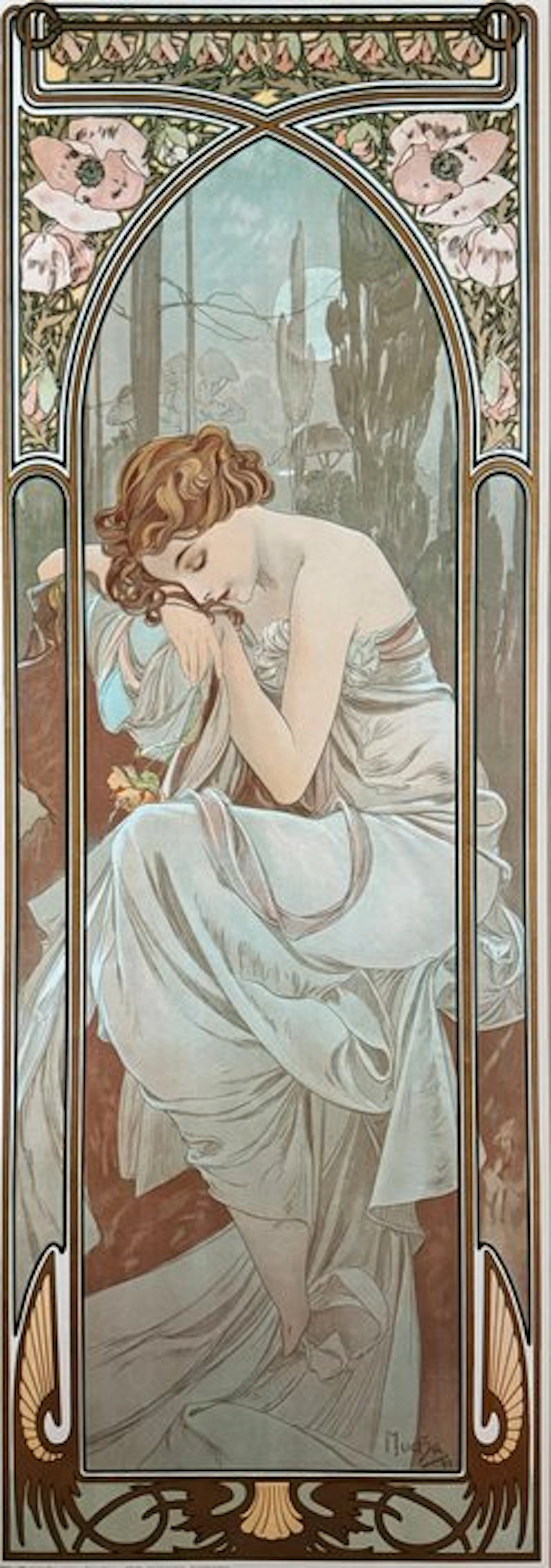 Marie Alphonse Mucha - “Repos de la nuit