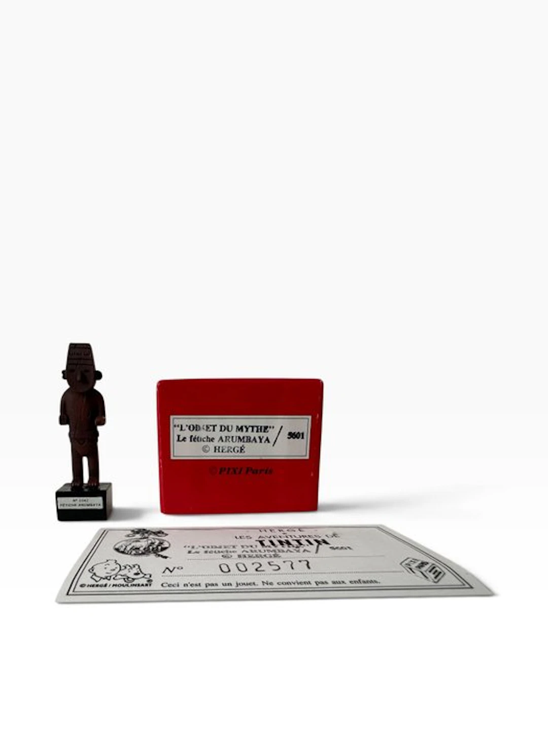 Pixi 5601 - Tintin - Le fétiche arumbaya - objet du mythe