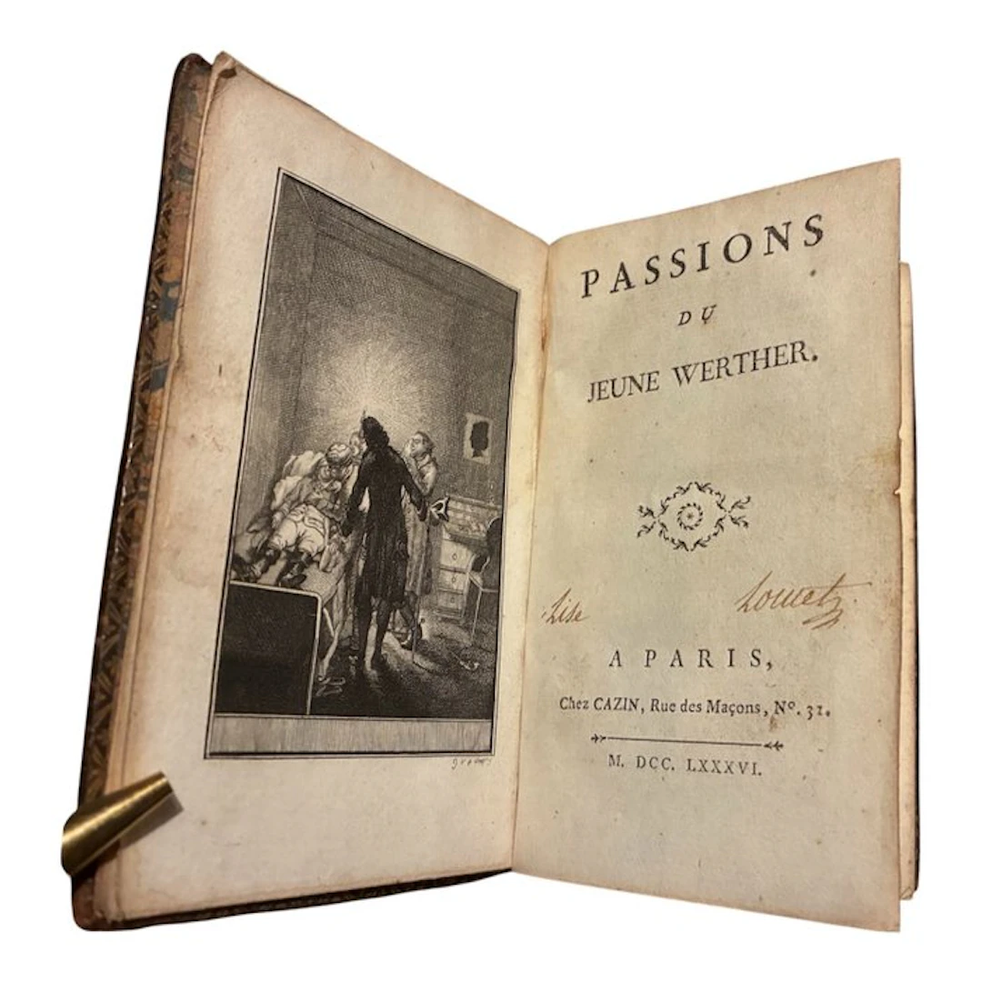 Johann Wolfgang von Goethe - Passions du jeune Werther - 1786