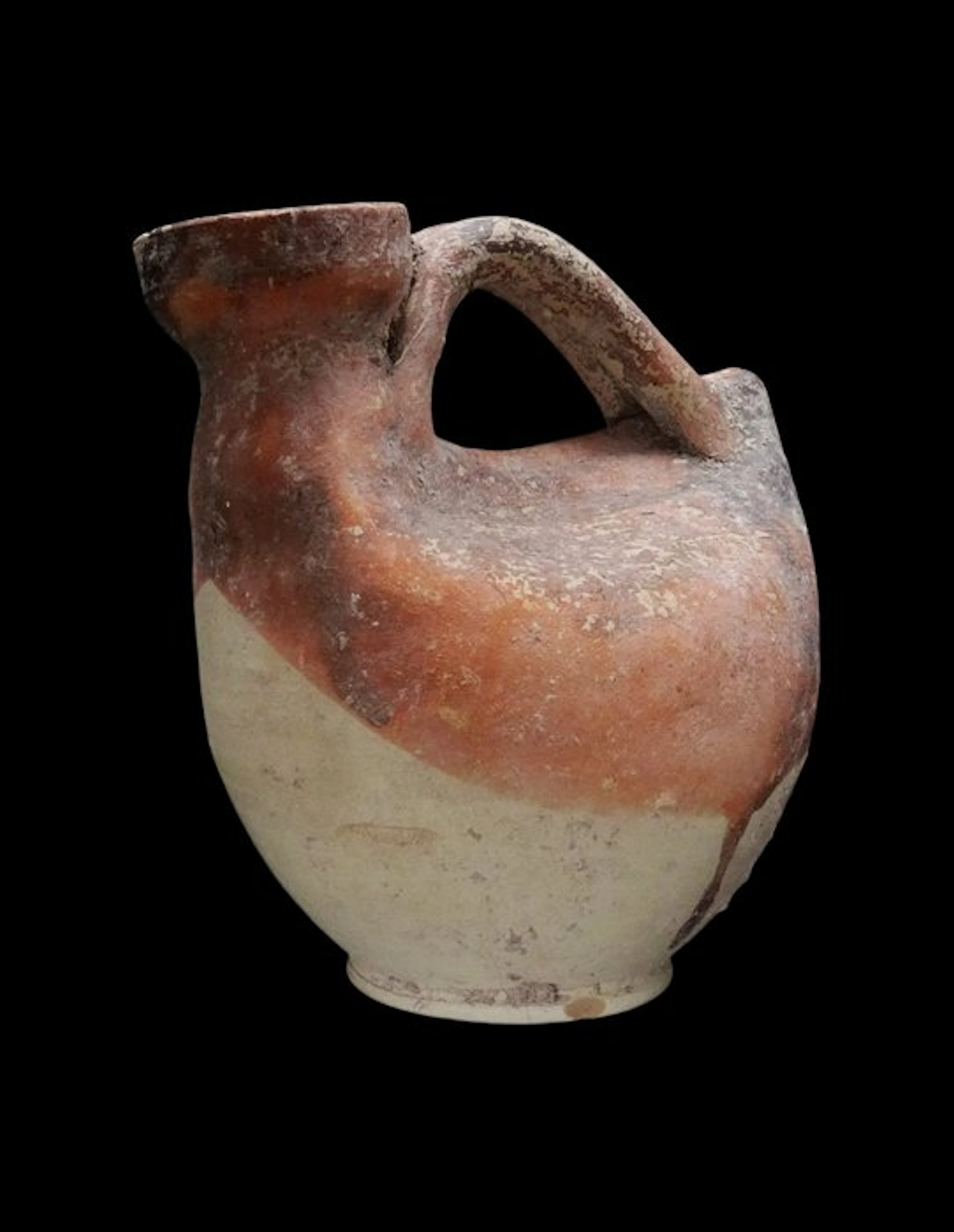 Ancient Greek Ceramic - Very rare duck-shaped askos - 4th/3rd century BC.