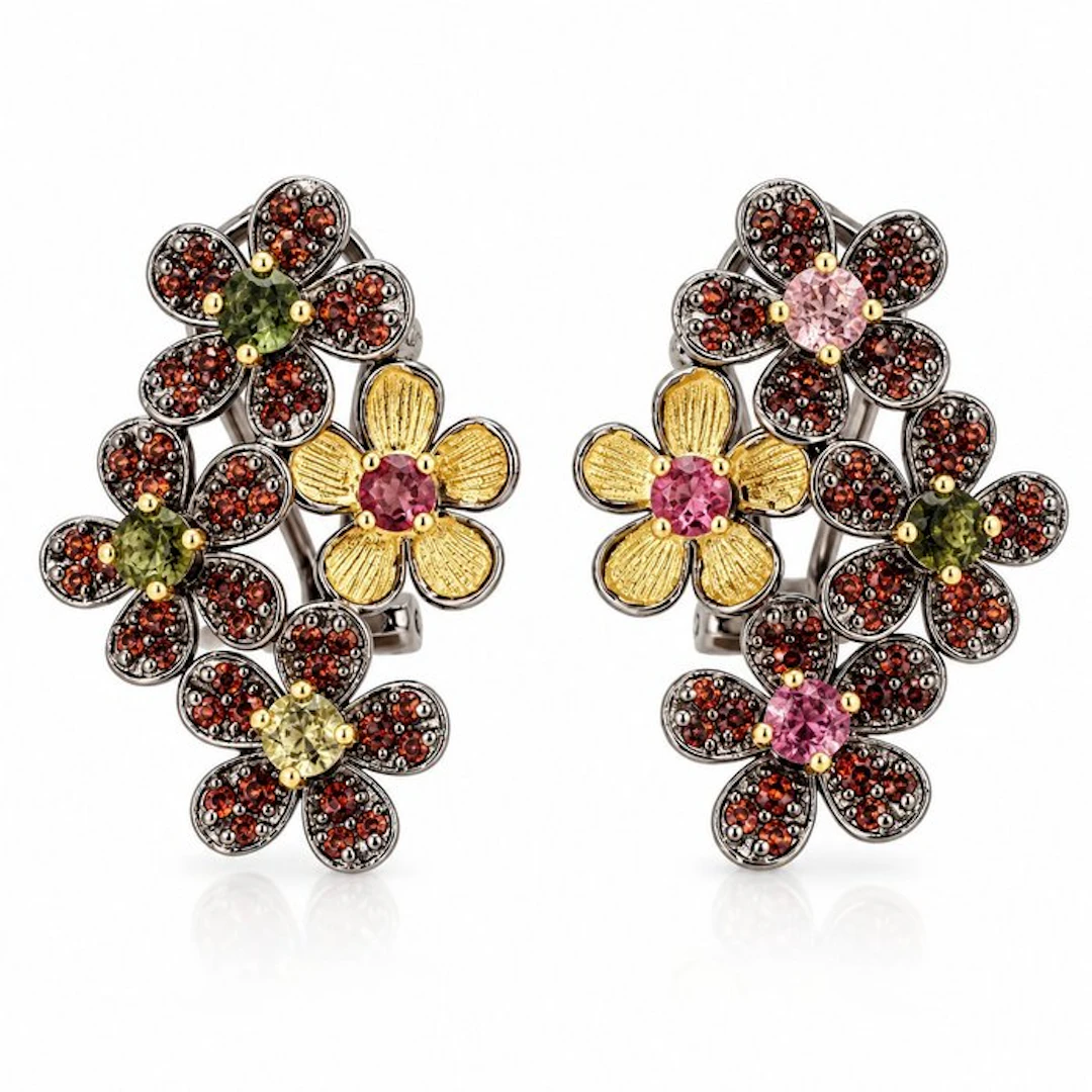 No reserve price - Earrings Gold-plated