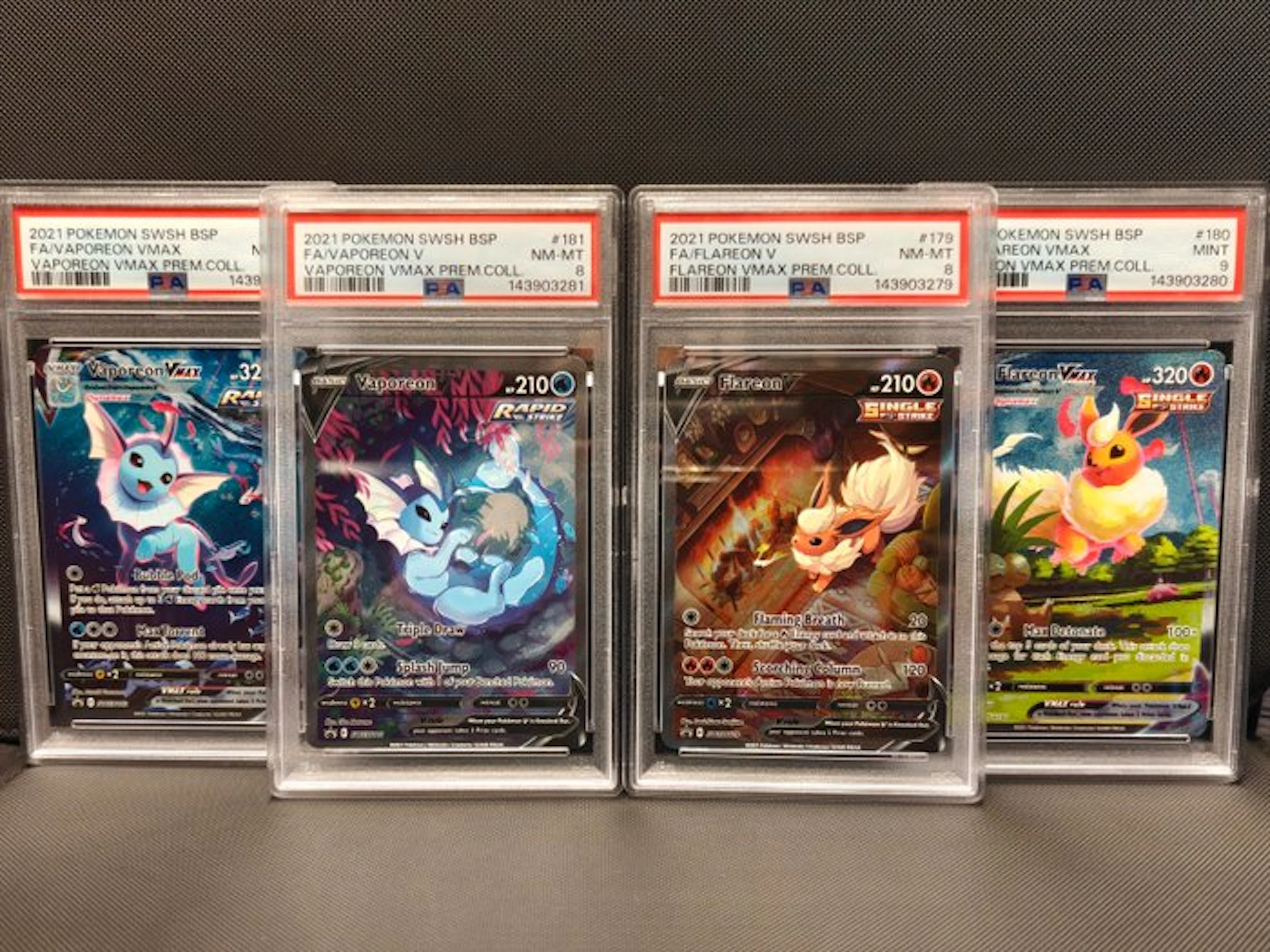 Pokémon - 4 Graded card - Vaporeon, Flareon Promo card - PSA - Sword & Shield