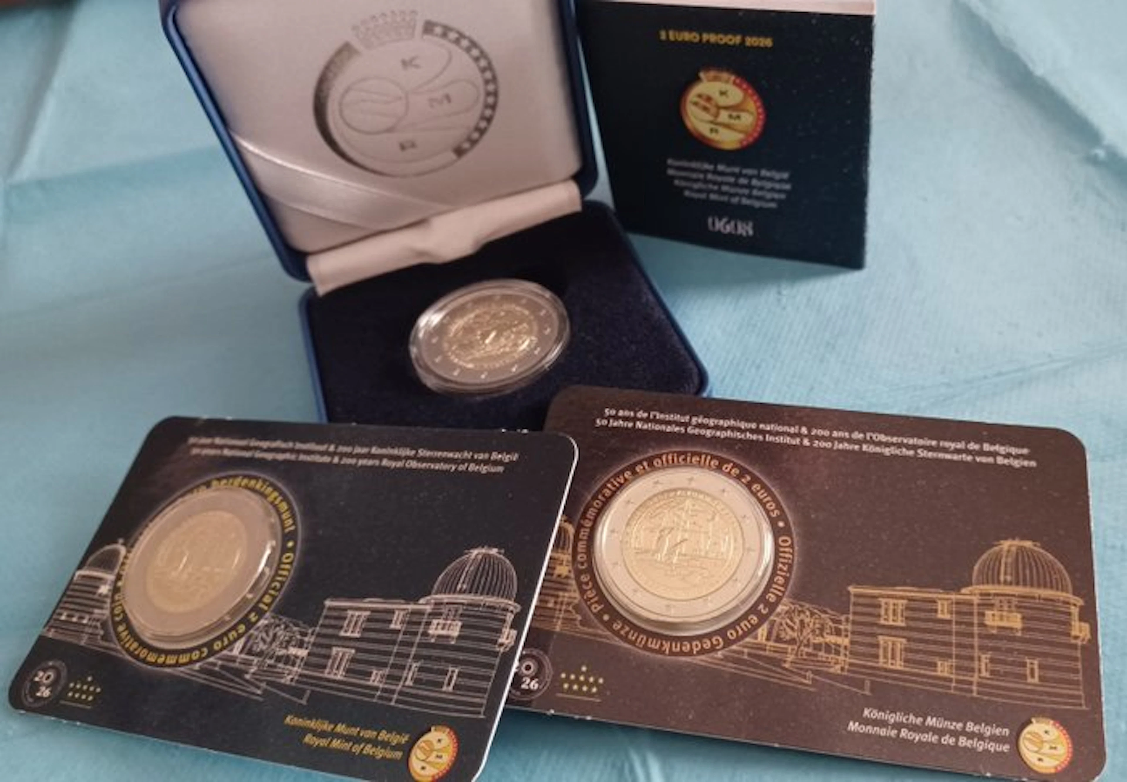 Belgium. 2 Euro 2026 "Geographic Institute and Royal...