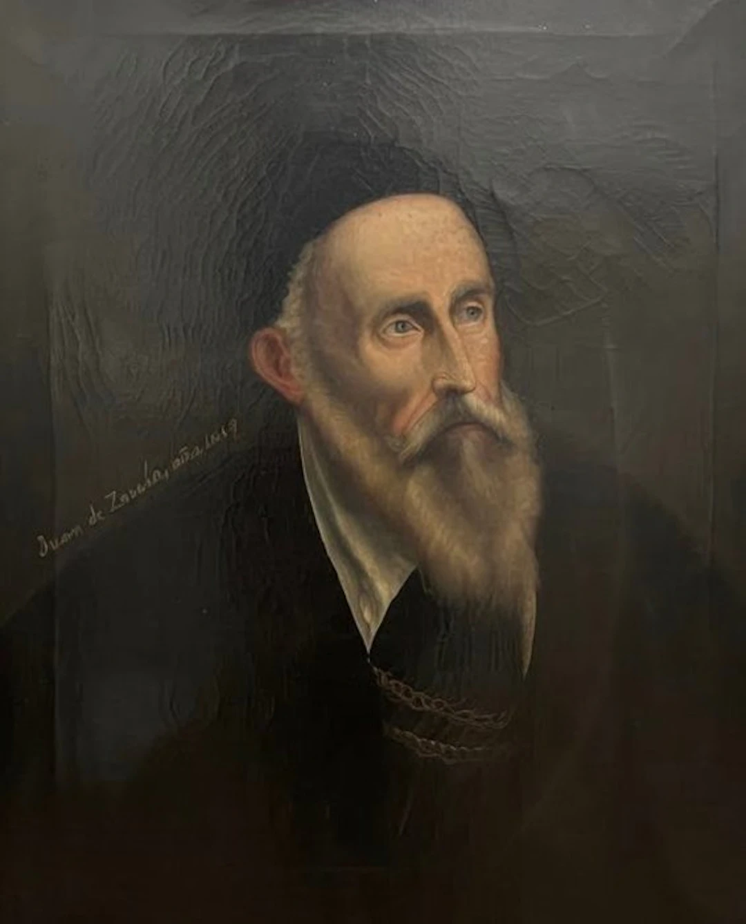 Juan de Zavala - Juan de Zavala (1845) - "Autorretrato de Tiziano" - Óleo S