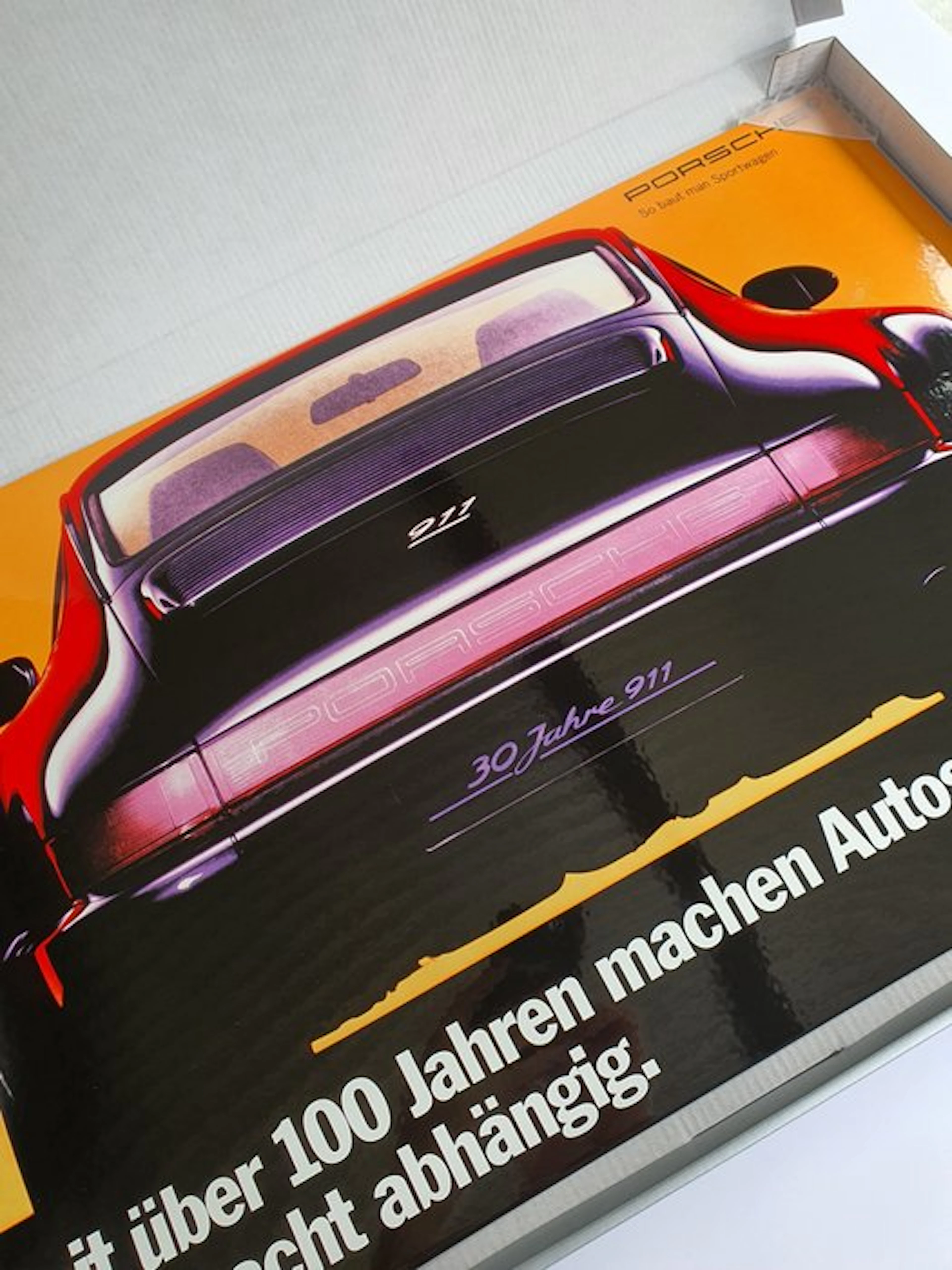 Enamel plate - Porsche Classic – 964 Anniversary Model –...