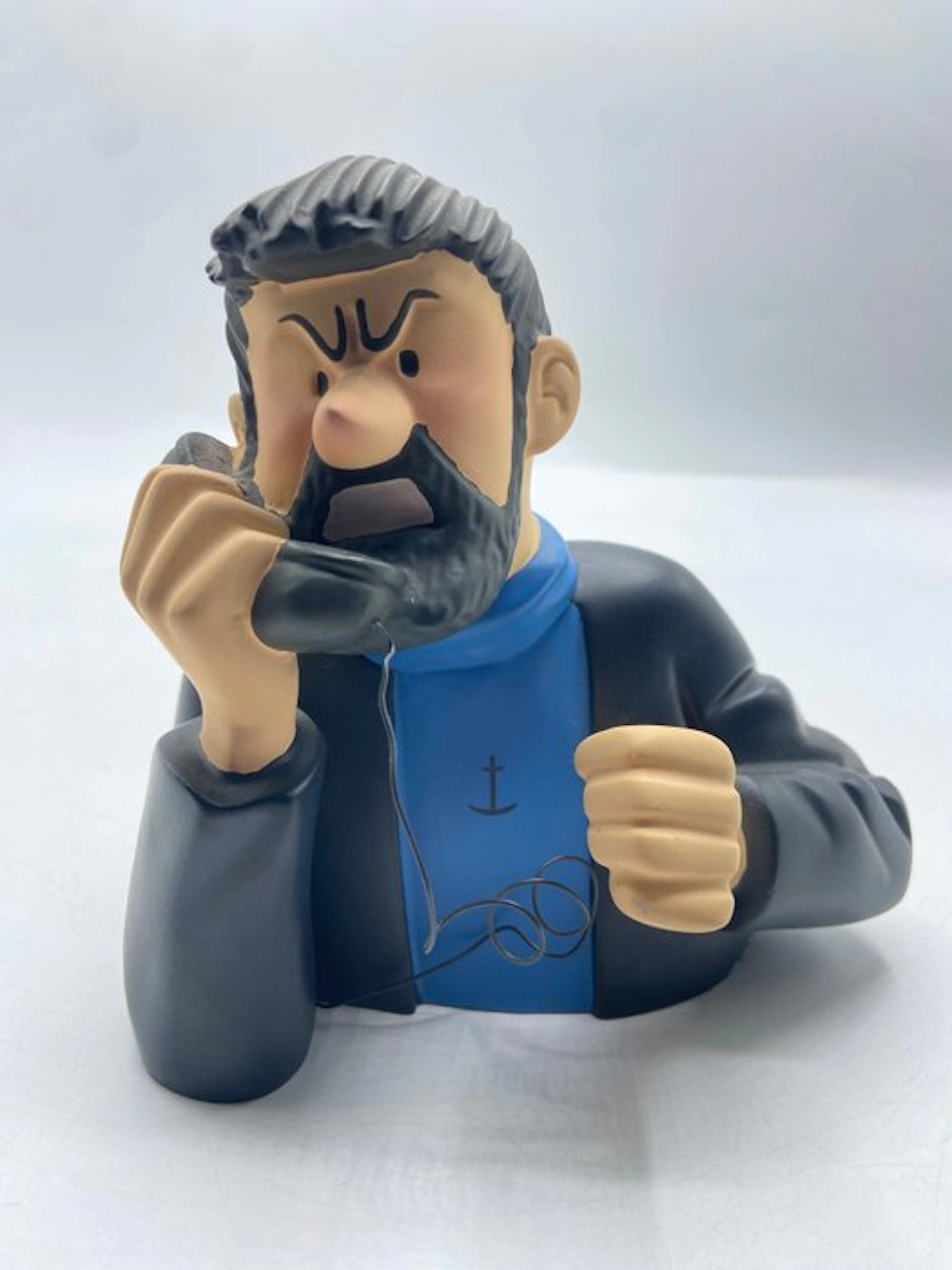 Leblon Delienne - Tintin - Buste Capitaine Haddock au téléphone