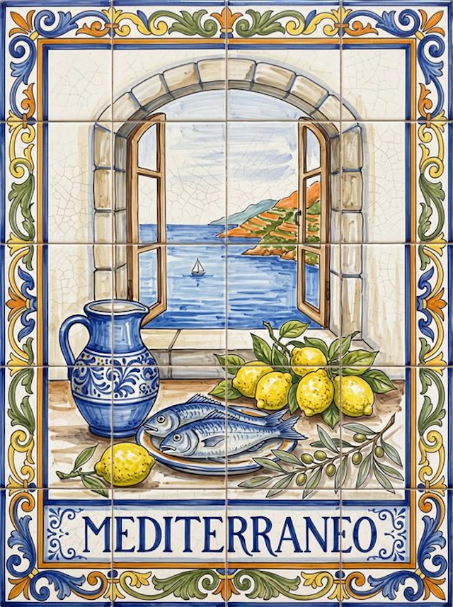 Henshin - Mediterraneo - Majolica Still Life