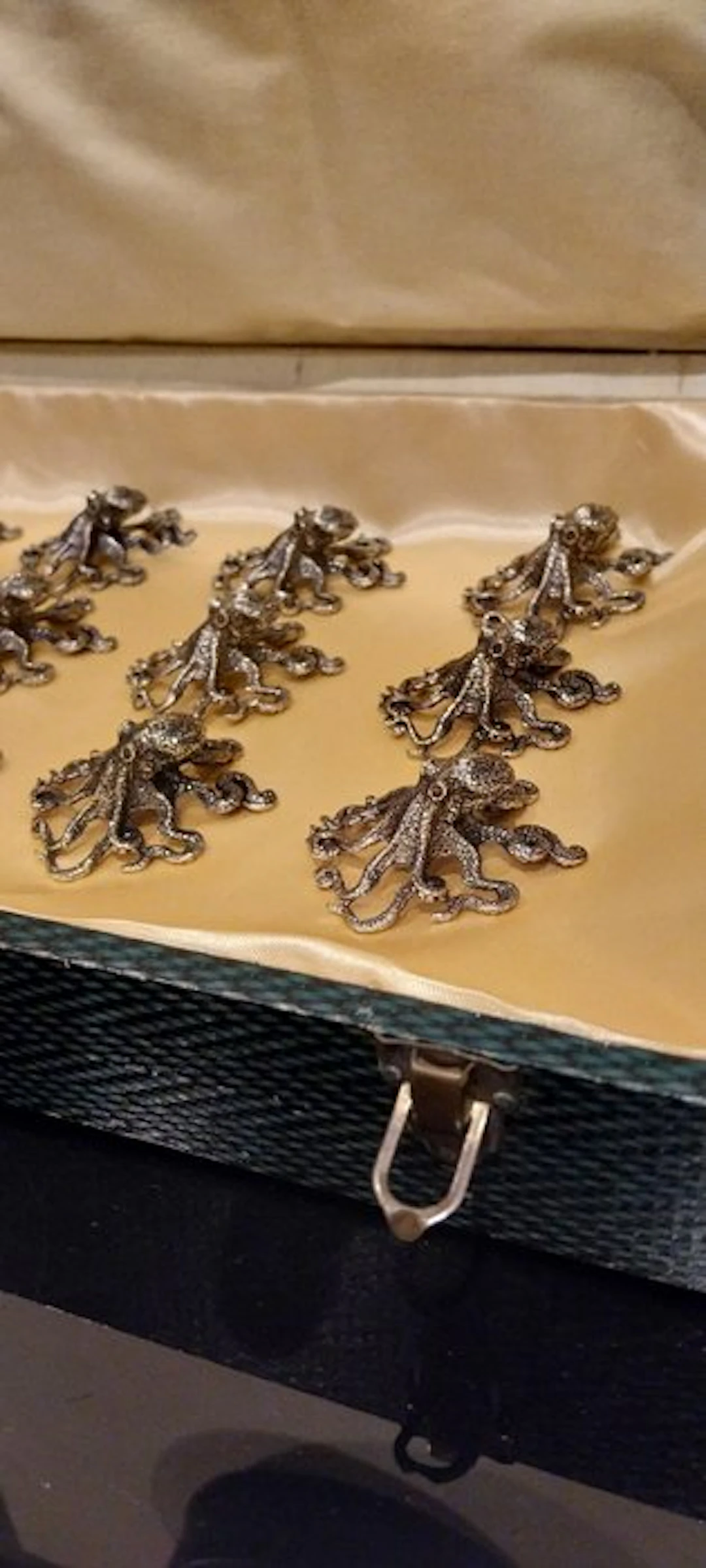 Knife rest (12) - poulpes géants grands modèles - Brass - Giant octopus