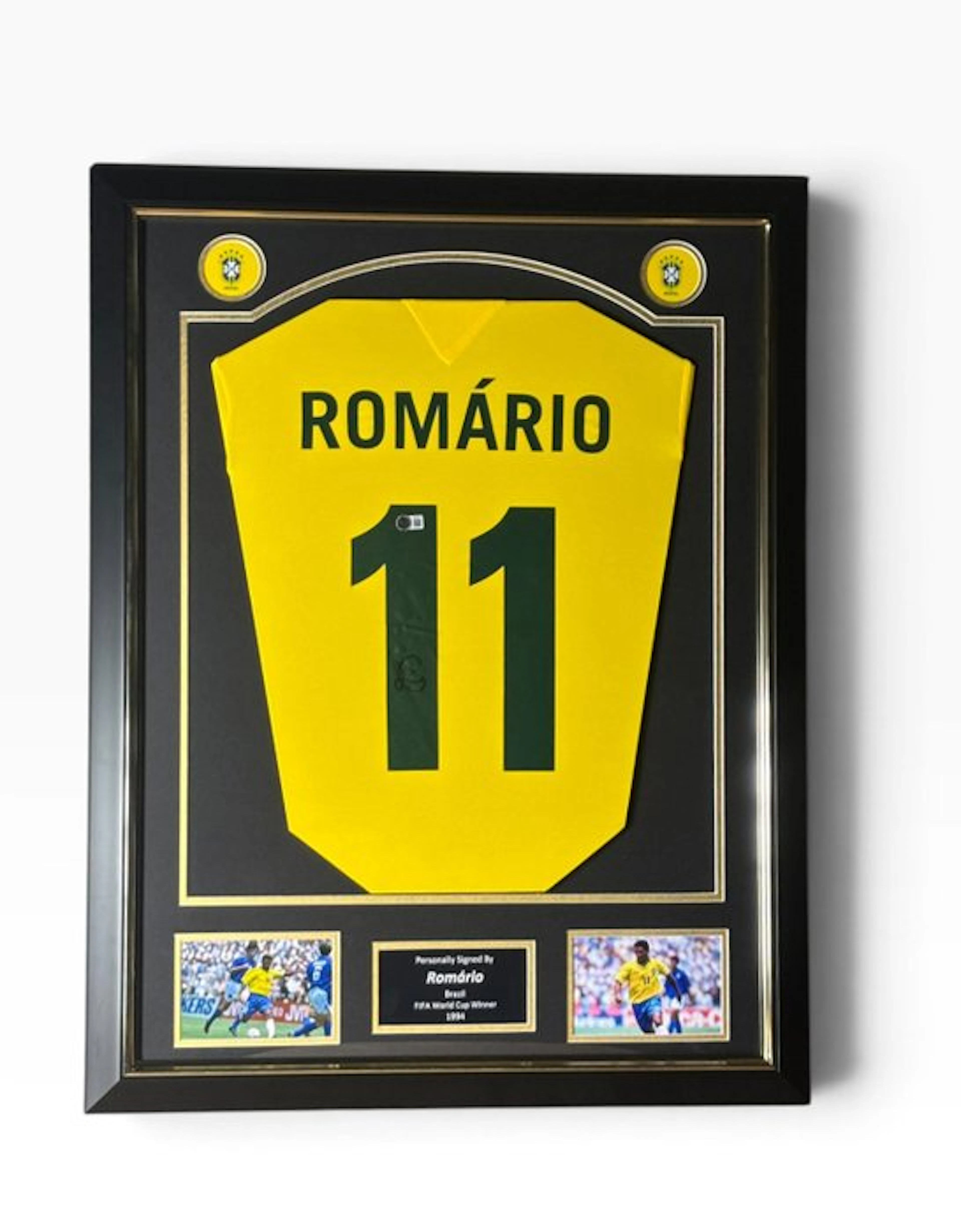 Brazil - Football World Championships - Romario - Premium Frame - Jersey