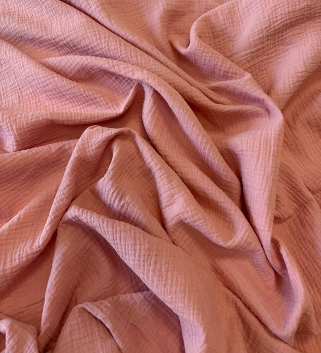 ★100% natural fiber★ Elegant and very soft double-gauze muslin
