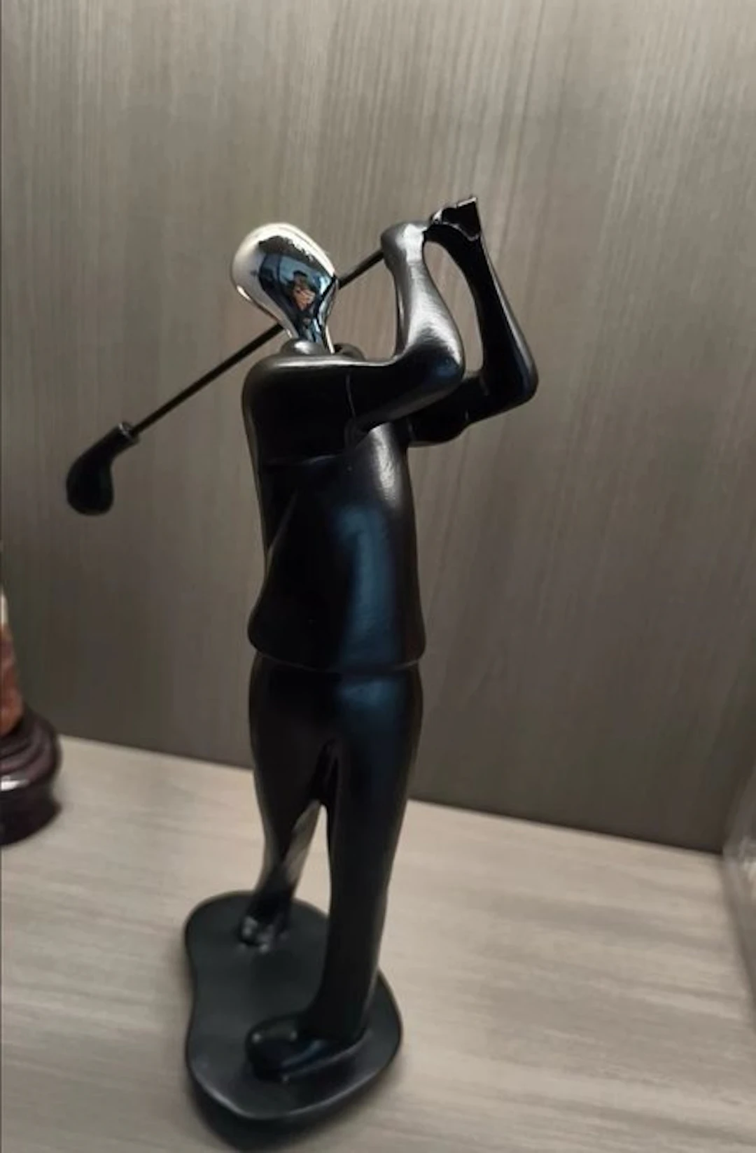 Statue, Resin Golf Swing Figurine - 27 cm - Resin