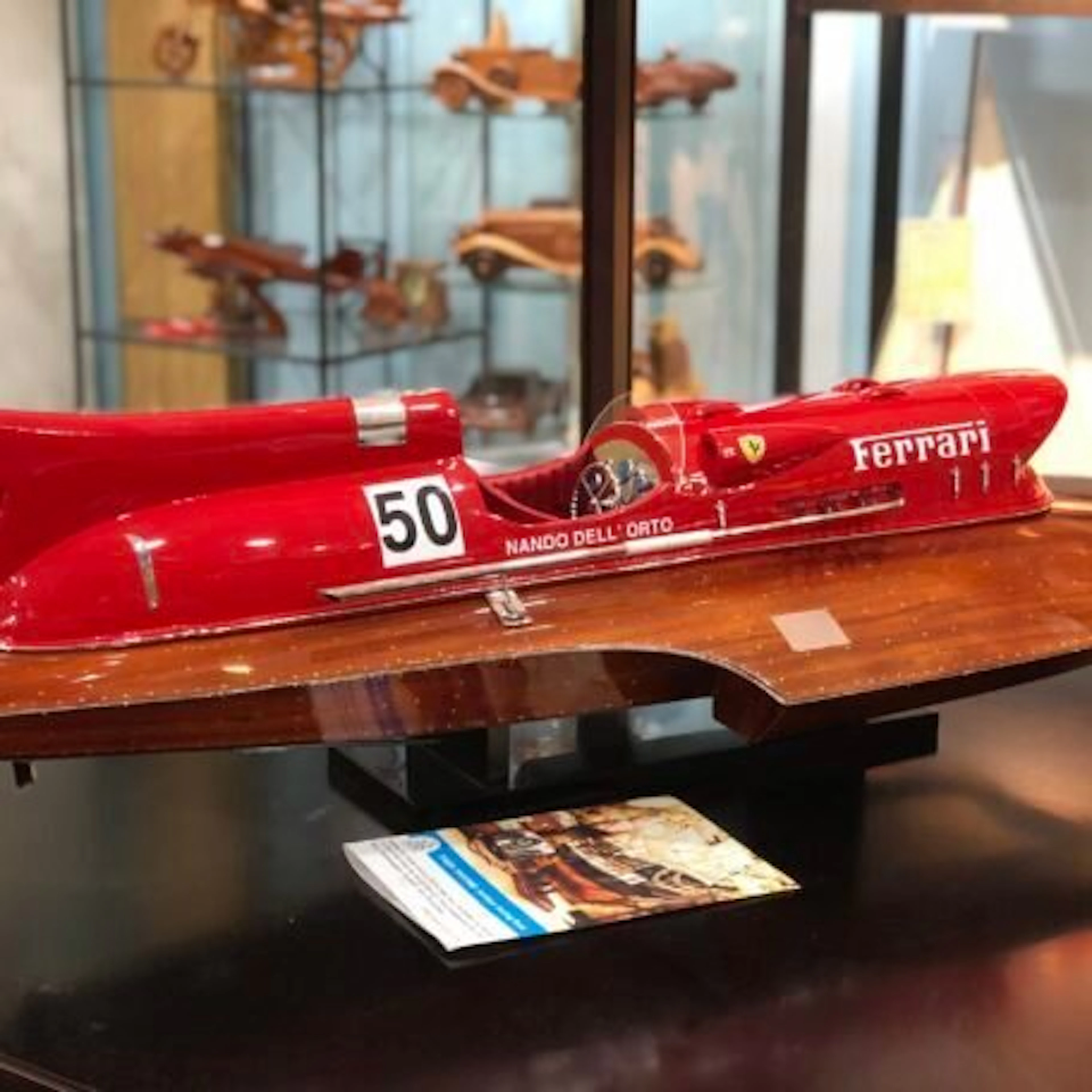Ferrari Arno IX clouté maquette de luxe 55 cm 1:14 - Model yacht
