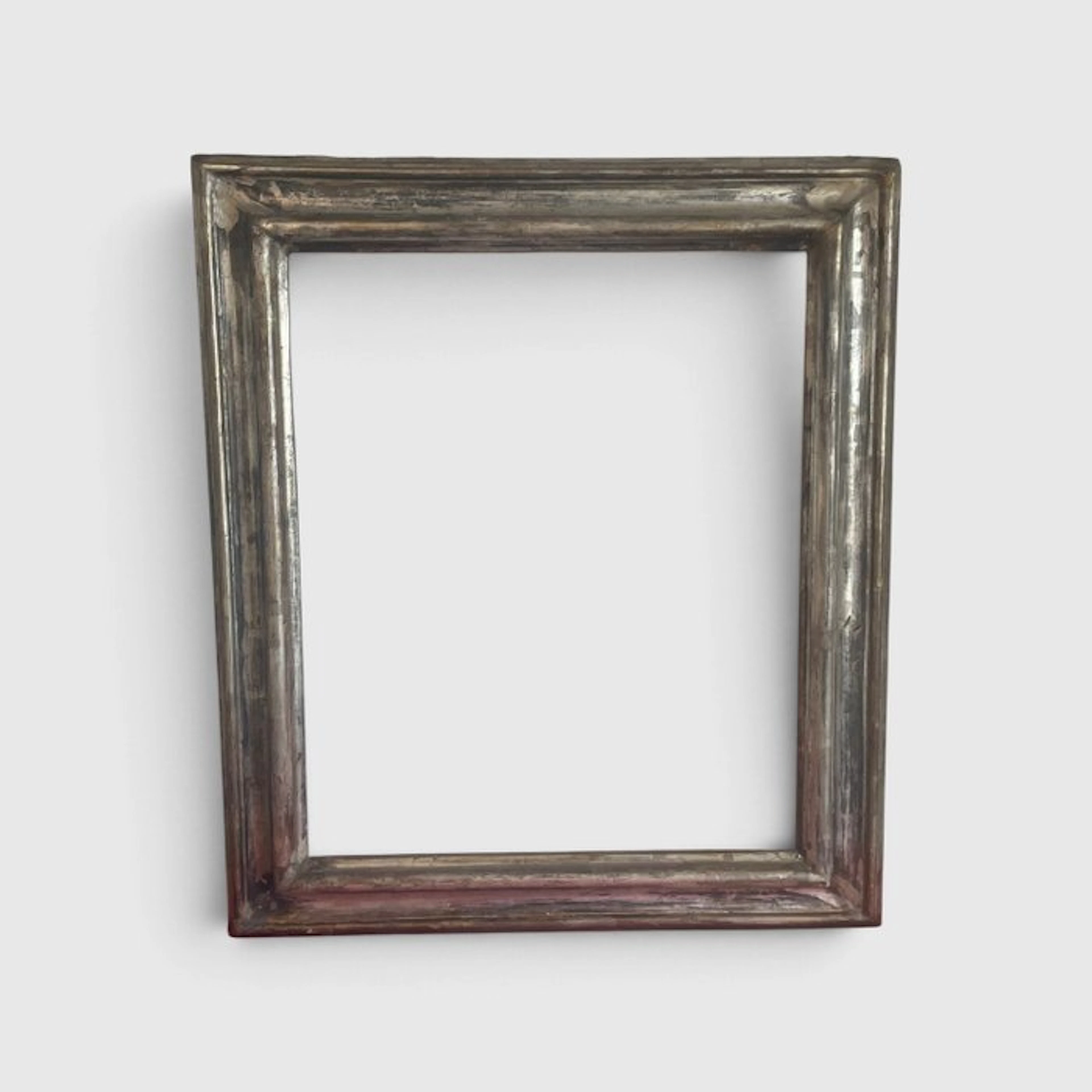 Frame - Important 'Salvator Rosa' frame in silvered wood...