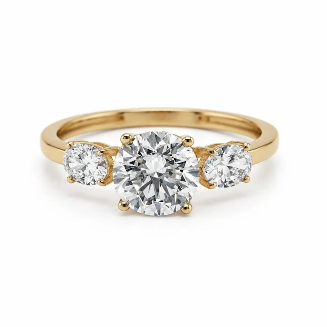 No reserve price - Ring - 14 kt