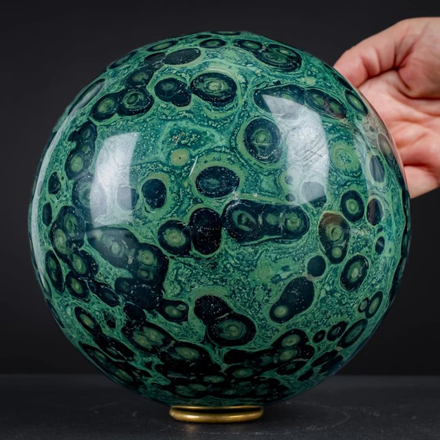 Unique Kambaba sphere – The Eye of Earth's History- 7084.66 g