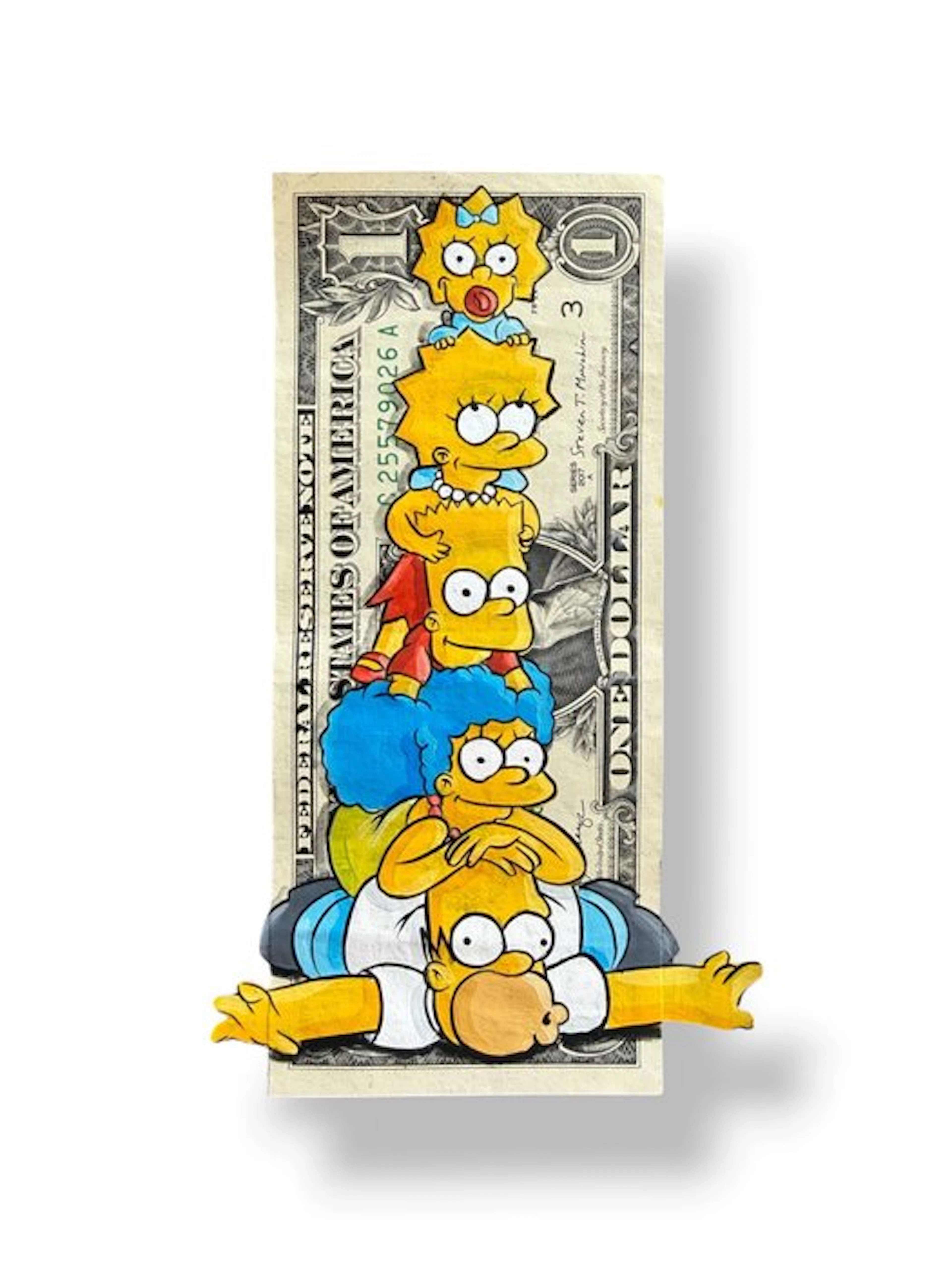Alan Stefanov (1999) - "Stacked Fortune" 1 dollar bill - NO Reserve