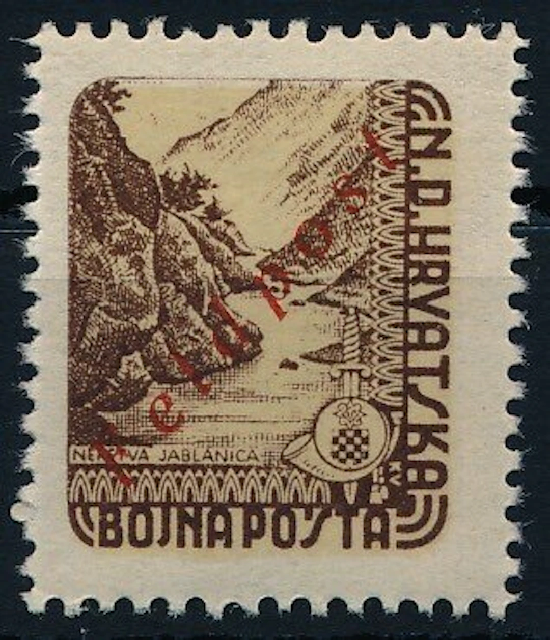 Croatia 1945 - Military postage stamp