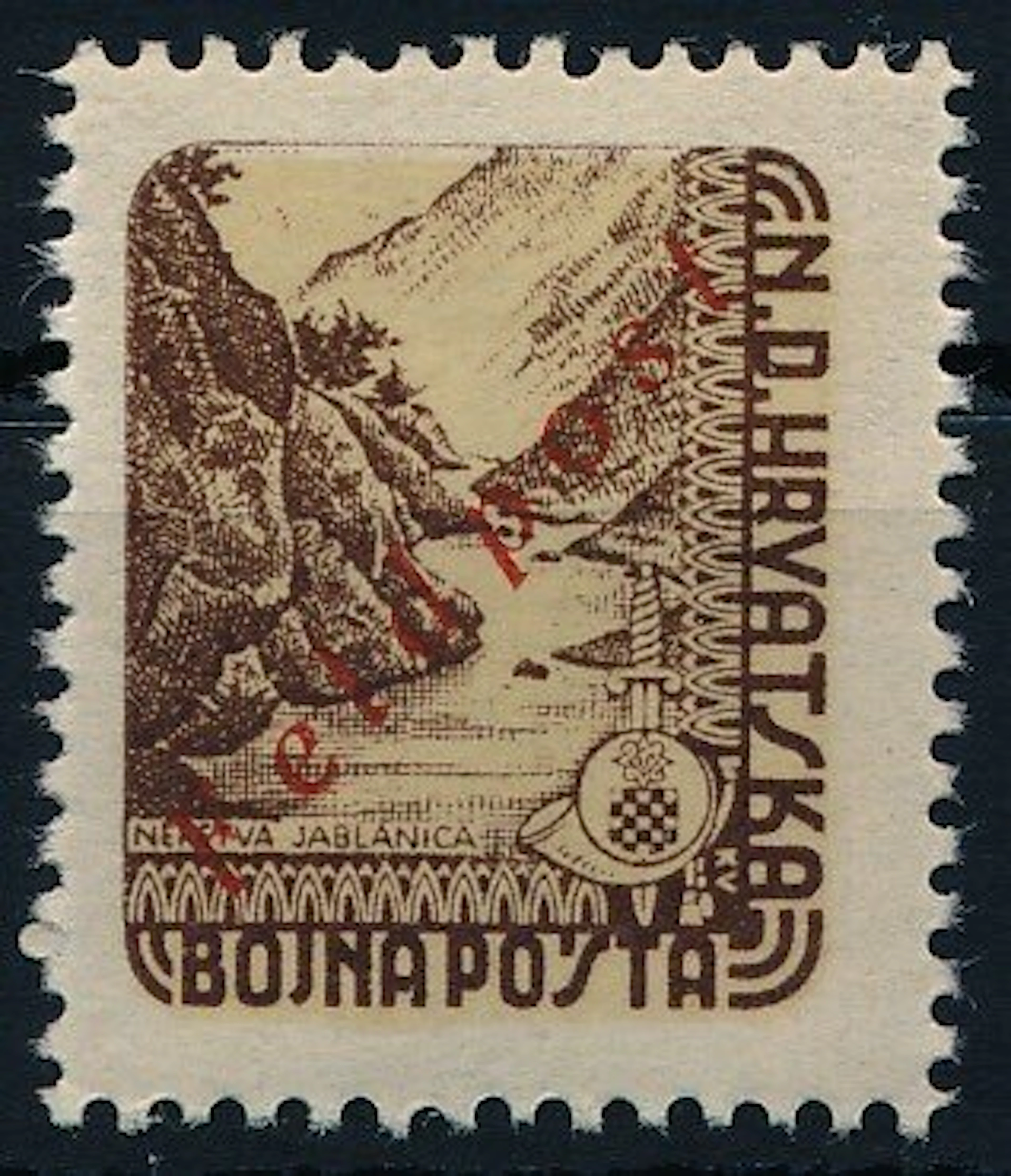 Croatia 1945 - Military postage stamp