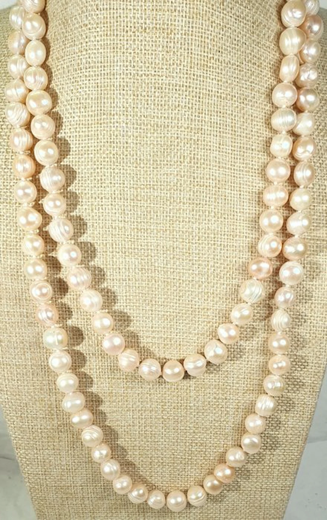 Pastel Natural Tones Pearls Freshwater - VERY LONG - Calm...