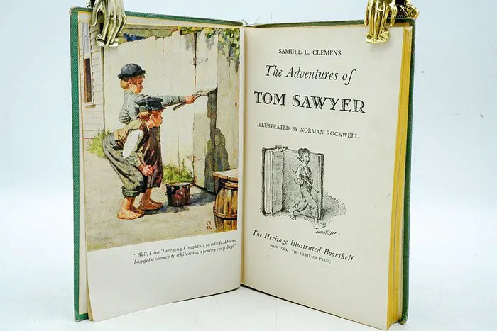 Tom Sam Samuel L. Clemens / Norman Rockwell - The Adventures of Tom Sawyer ...