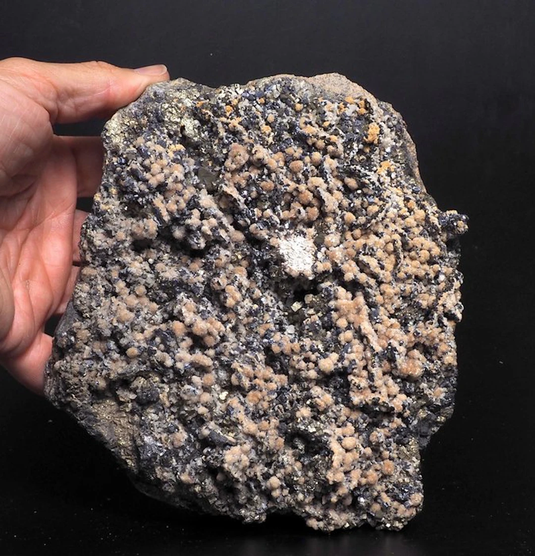 Bournonite Crystals on matrix - Height: 18 cm - Width: 20 cm- 2 kg