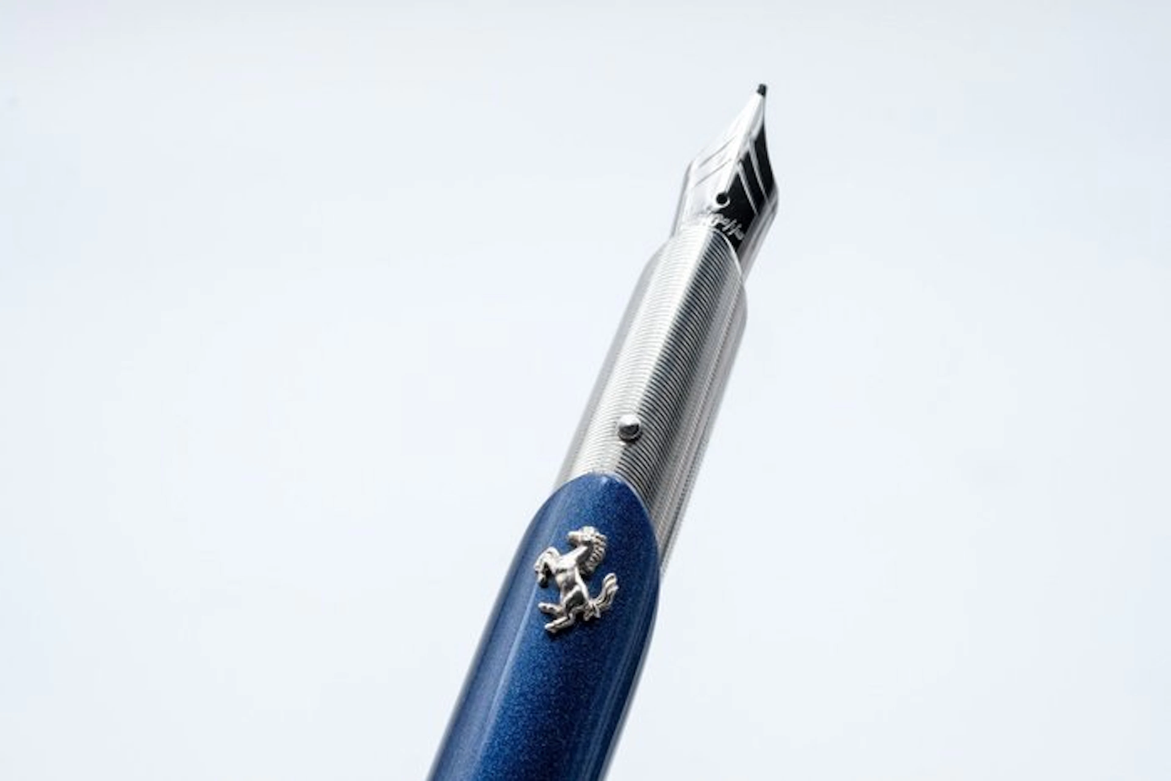 Montegrappa - Ferrari - Titanium and Blue Lacquer...