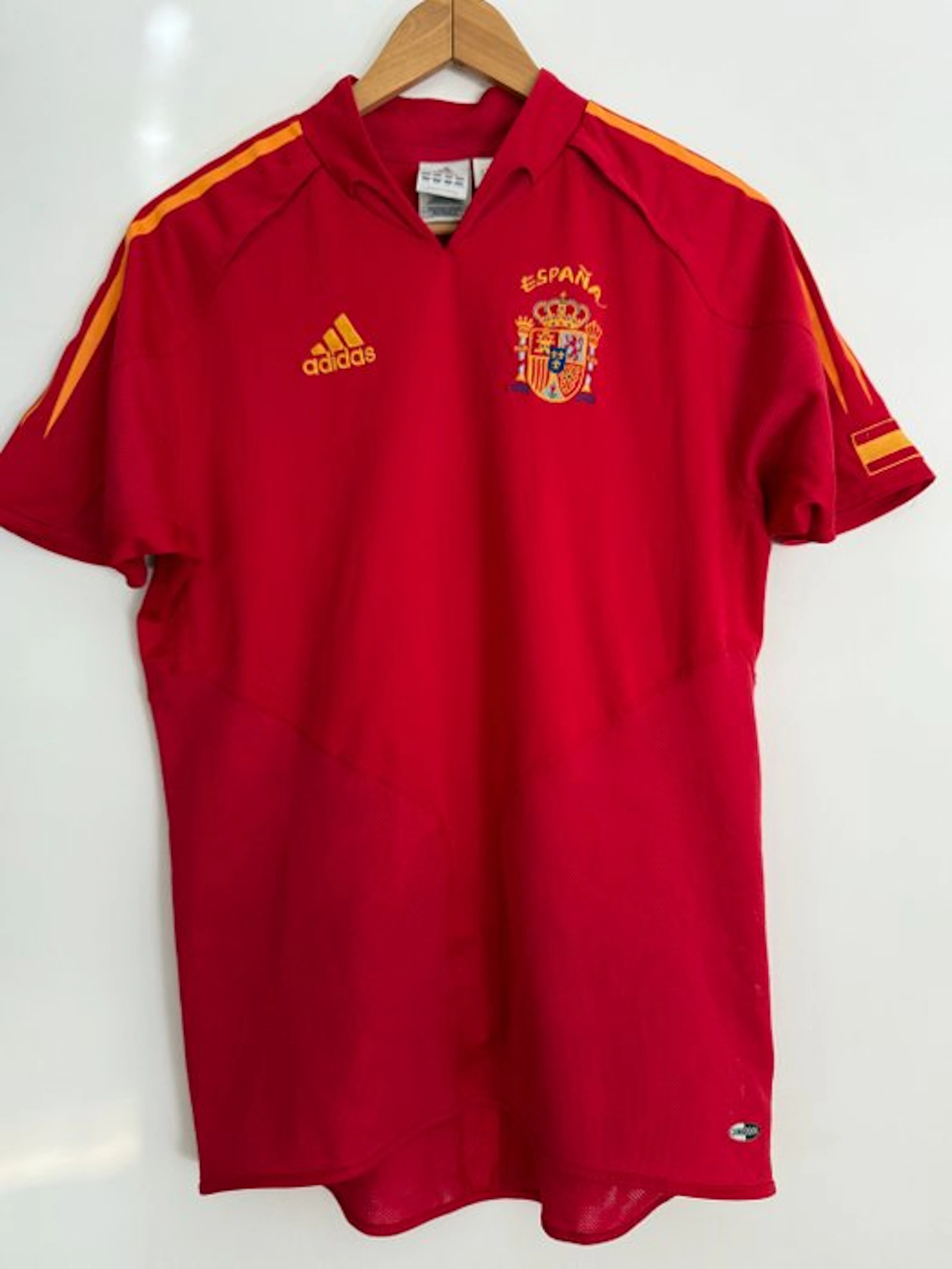 Spain - Euro 2004 Portugal Home Shirt - Raúl #7 - Size XL...
