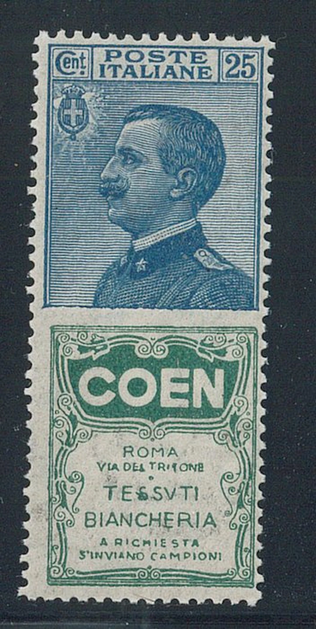 Italy Kingdom - Advertisements - 25 c