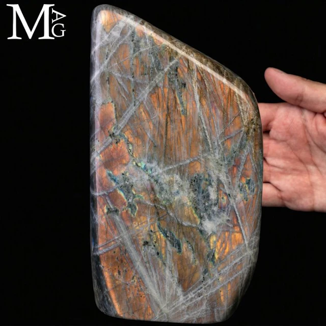 Labradorite Red Orange Flash Labradorite Red Orange Flash...