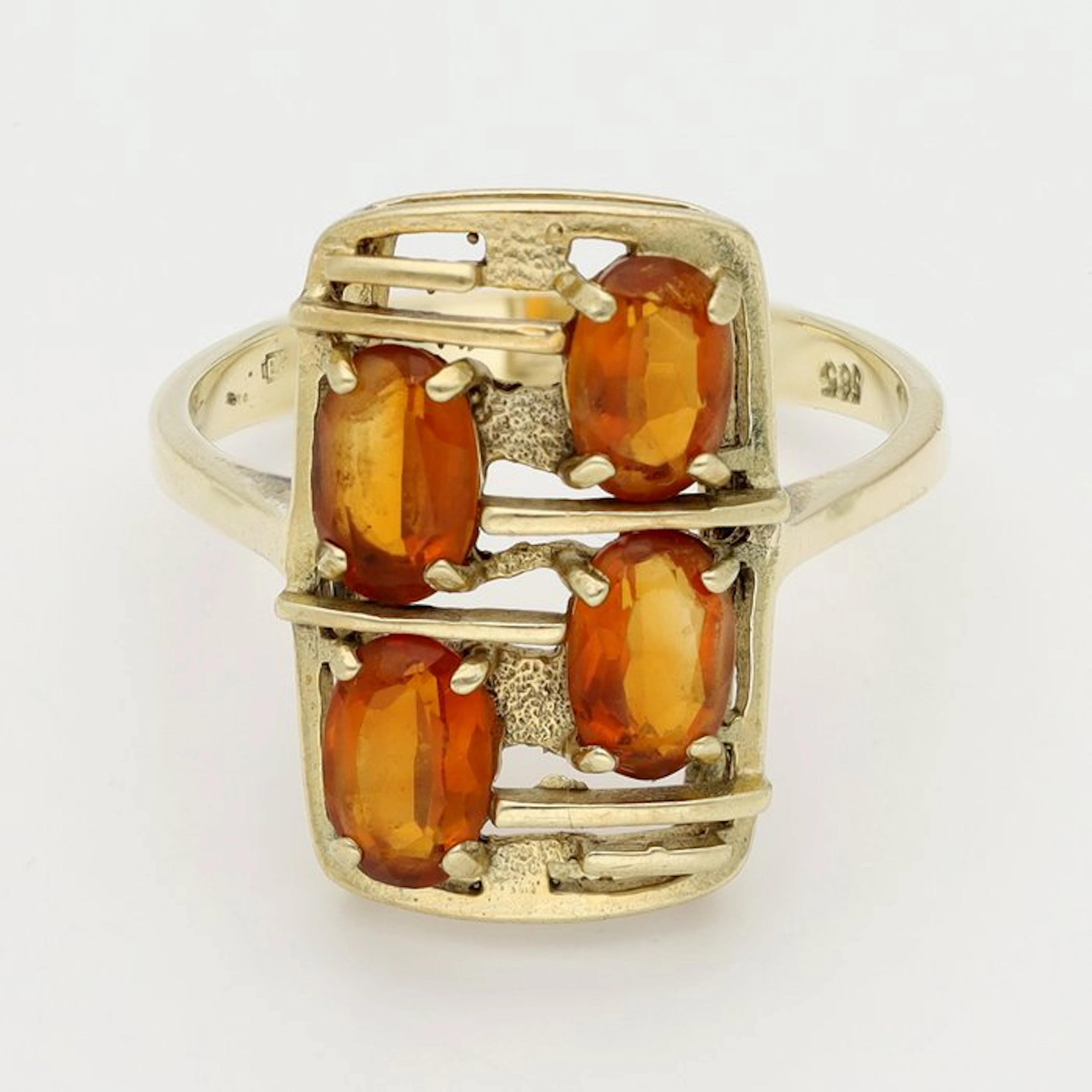 Ring - 14 kt. Yellow gold - Citrine