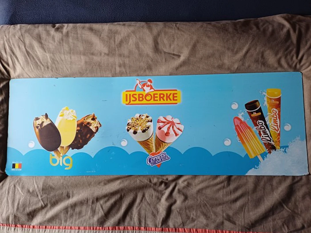 IJSBOERKE - IJSBOERKE advertising sign - Advertising sign - Aluminium