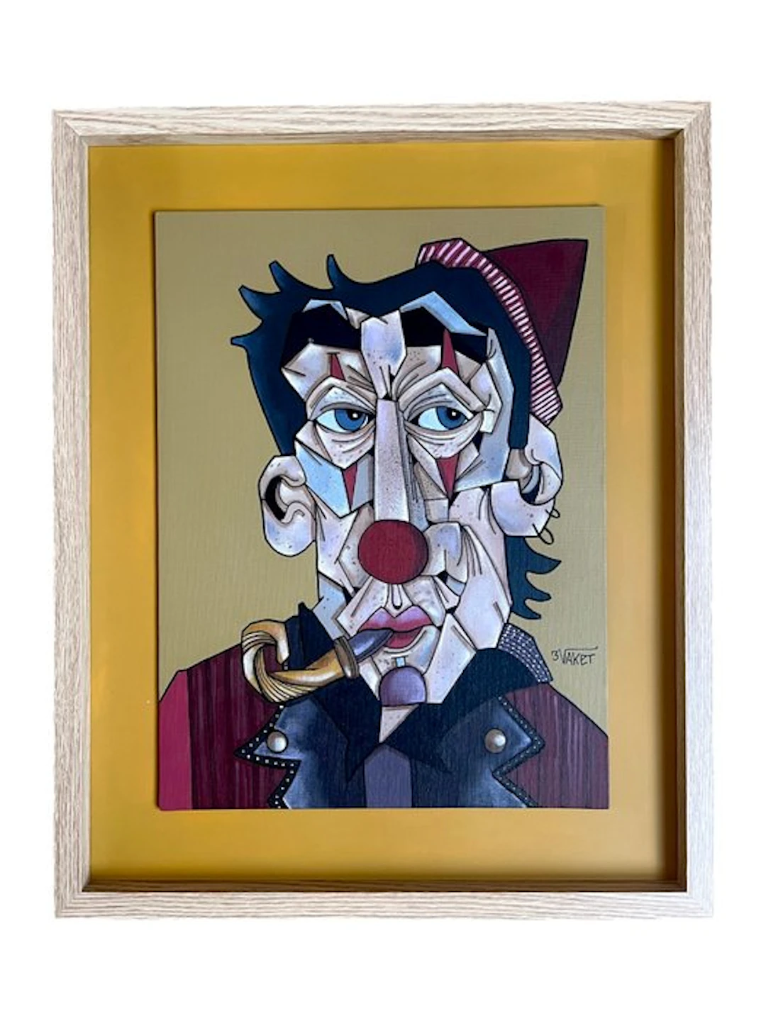 Aket Kubic (1989) - Le Grand Rien, 50x40CM