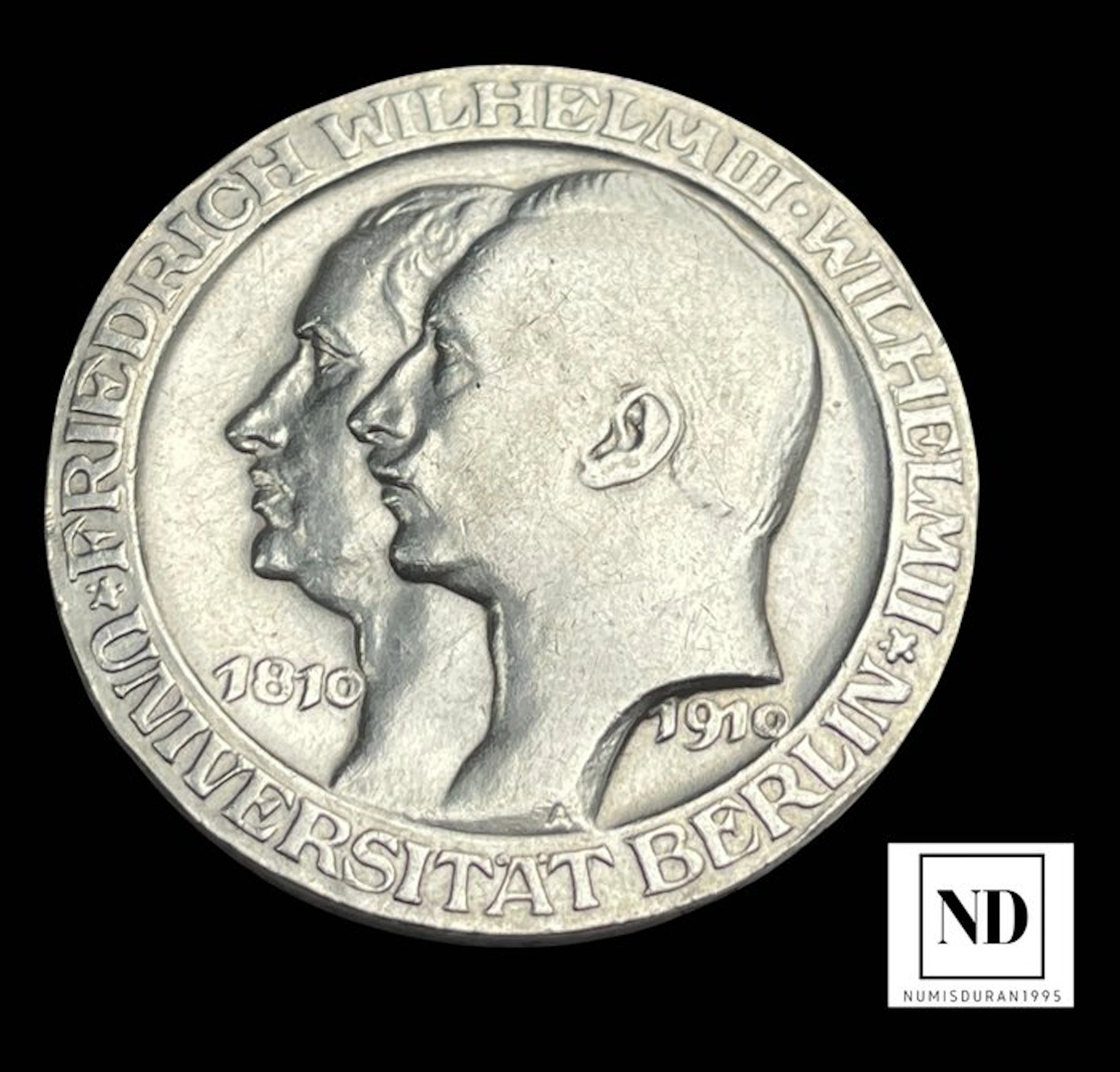 Germany, Prussia Friedrich Willem II. 3 Mark 1910 - Prusia