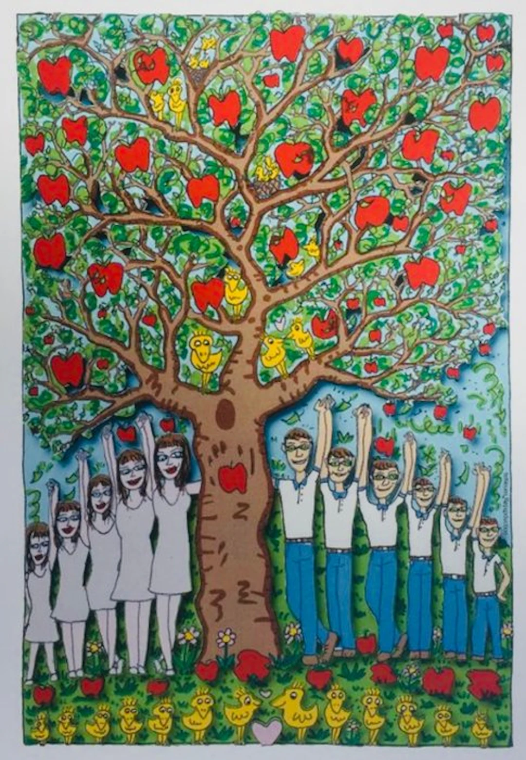 James Rizzi - “The apple doesn't fall far from the tree”.