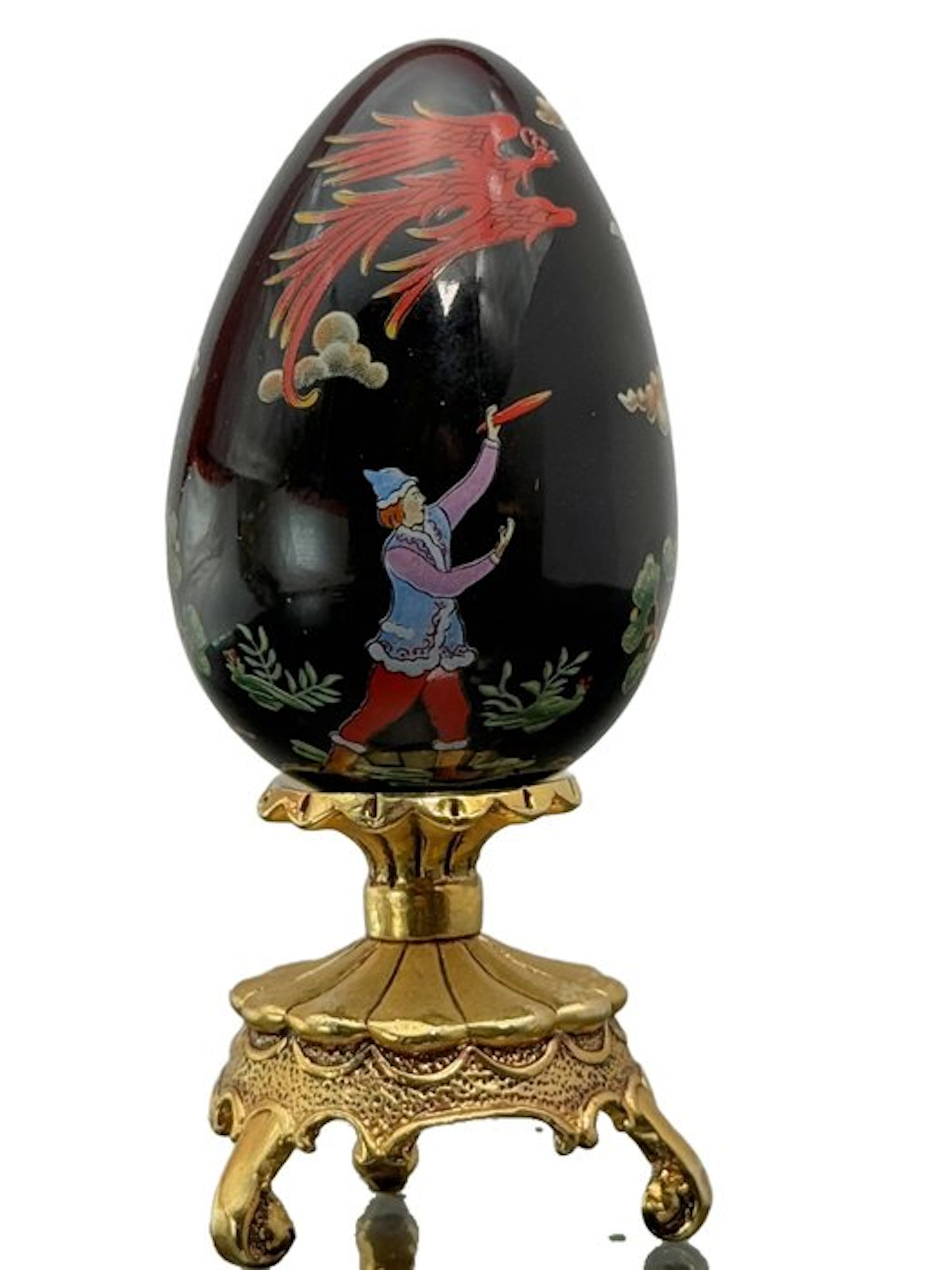 Fabergé egg - Treasury of Eggs - House of Faberge & Franklin Mint - Gold plated