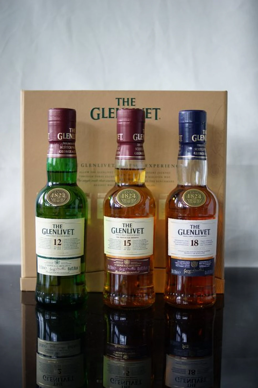 The Glenlivet - 12yo, 15yo & 18yo - Tasting Experience - 20cl
