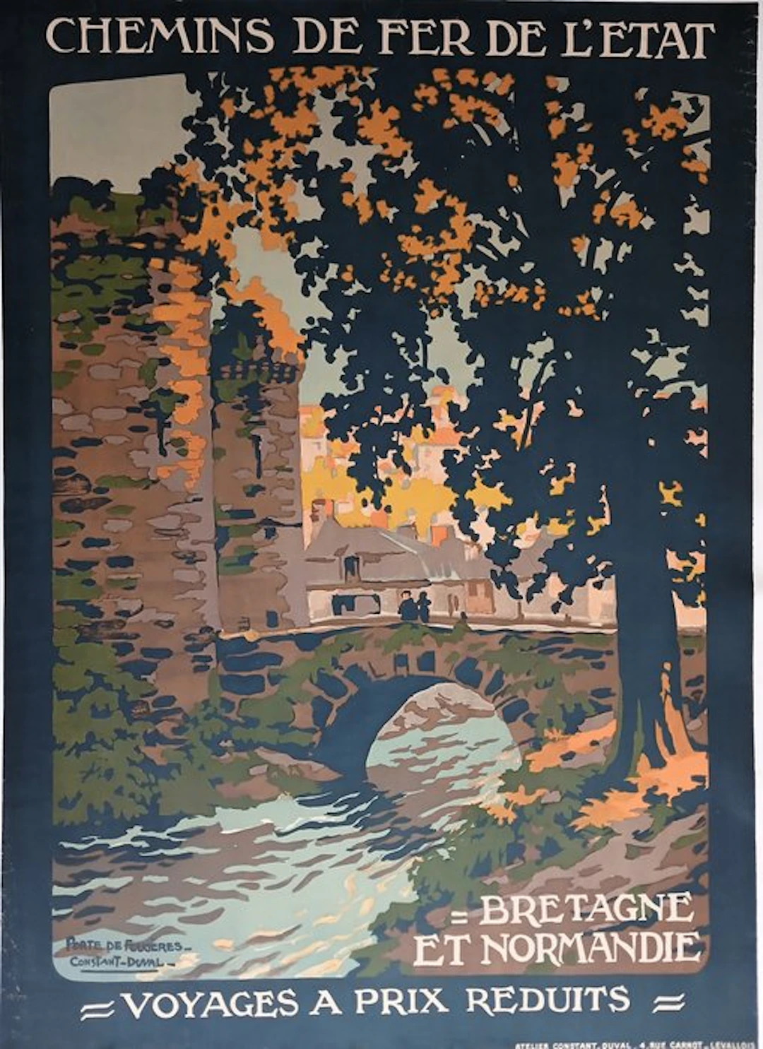 Constant-Duval - Chemins de Fer de l'Etat - Bretagne et Normandie - 1920s