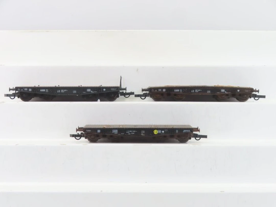 Roco H0 - 44313-A - Model train freight carriage (3) - 3x...