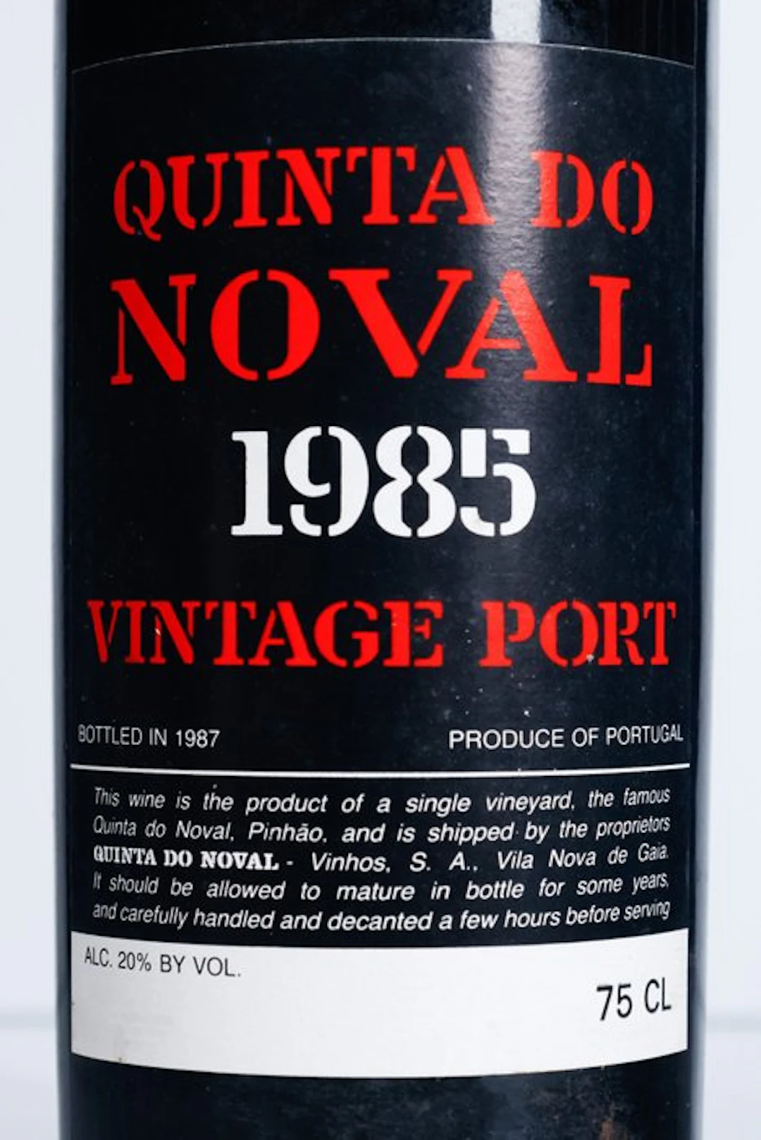 1985 Quinta do Noval - Vintage Port - Bottled in 1987 - Douro - 1