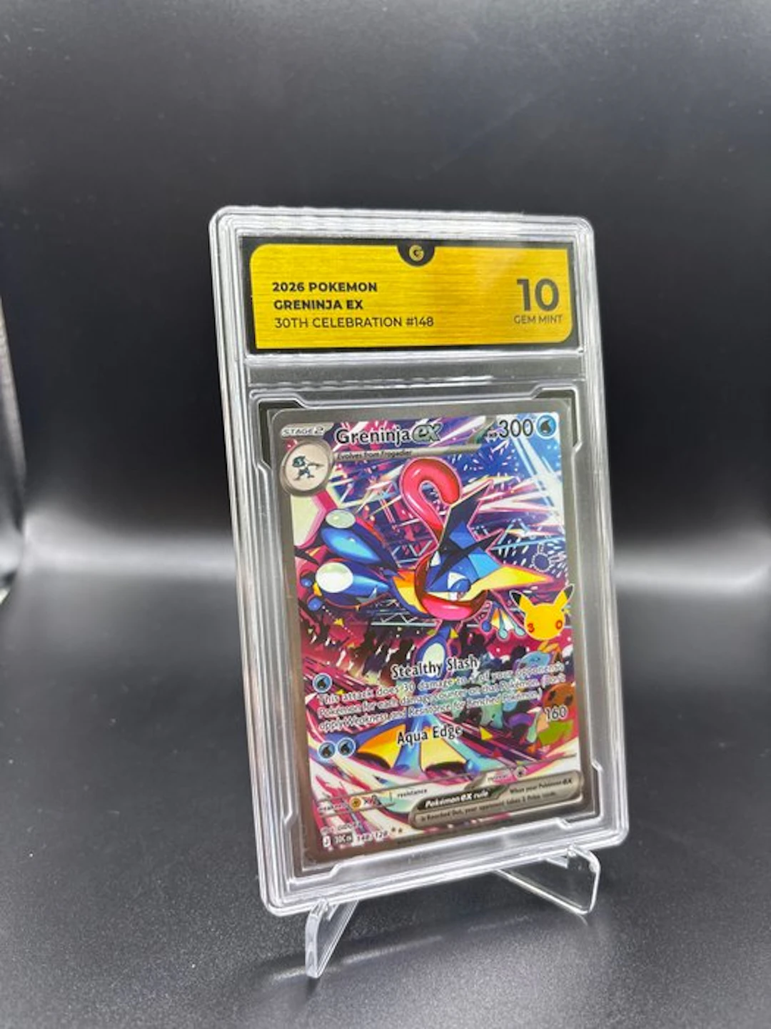 Pokémon - 1 Graded card - Greninja 148 30TH Anniversary Full art - GG 10