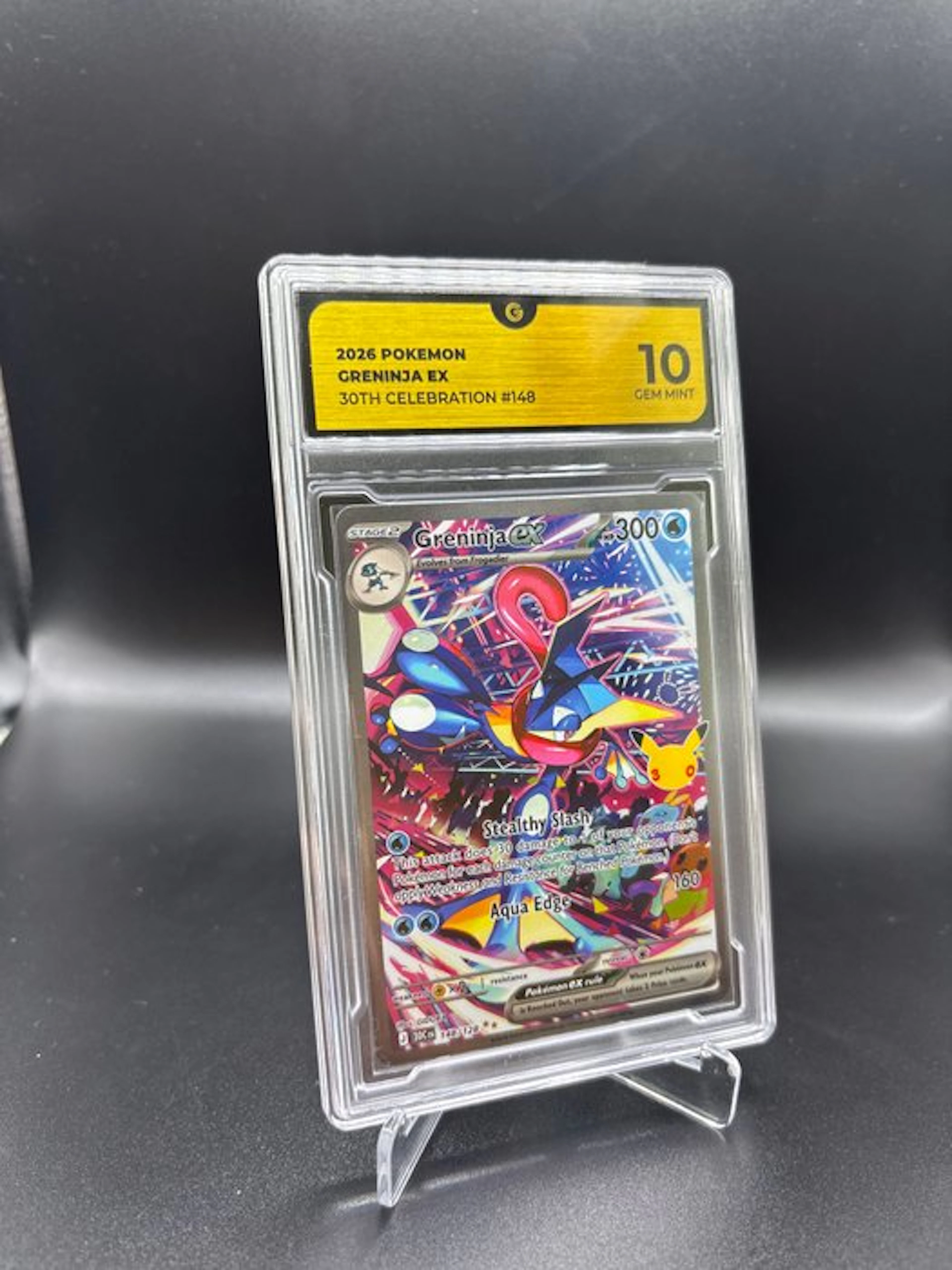 Pokémon - 1 Graded card - Greninja 148 30TH Anniversary Full art - GG 10